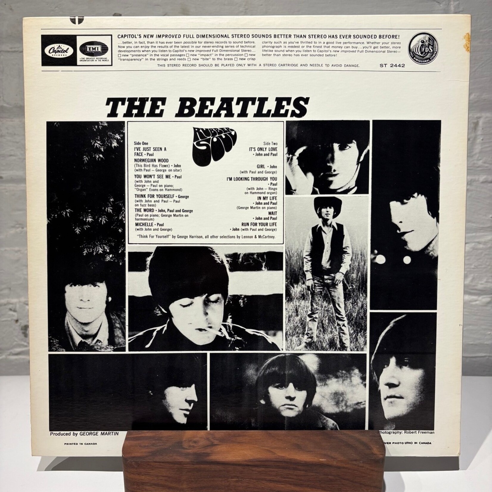 [Nick's Disk Pics] Beatles: Rubber Soul (1965, Canada, Stereo, VG+) [CAPITOL]