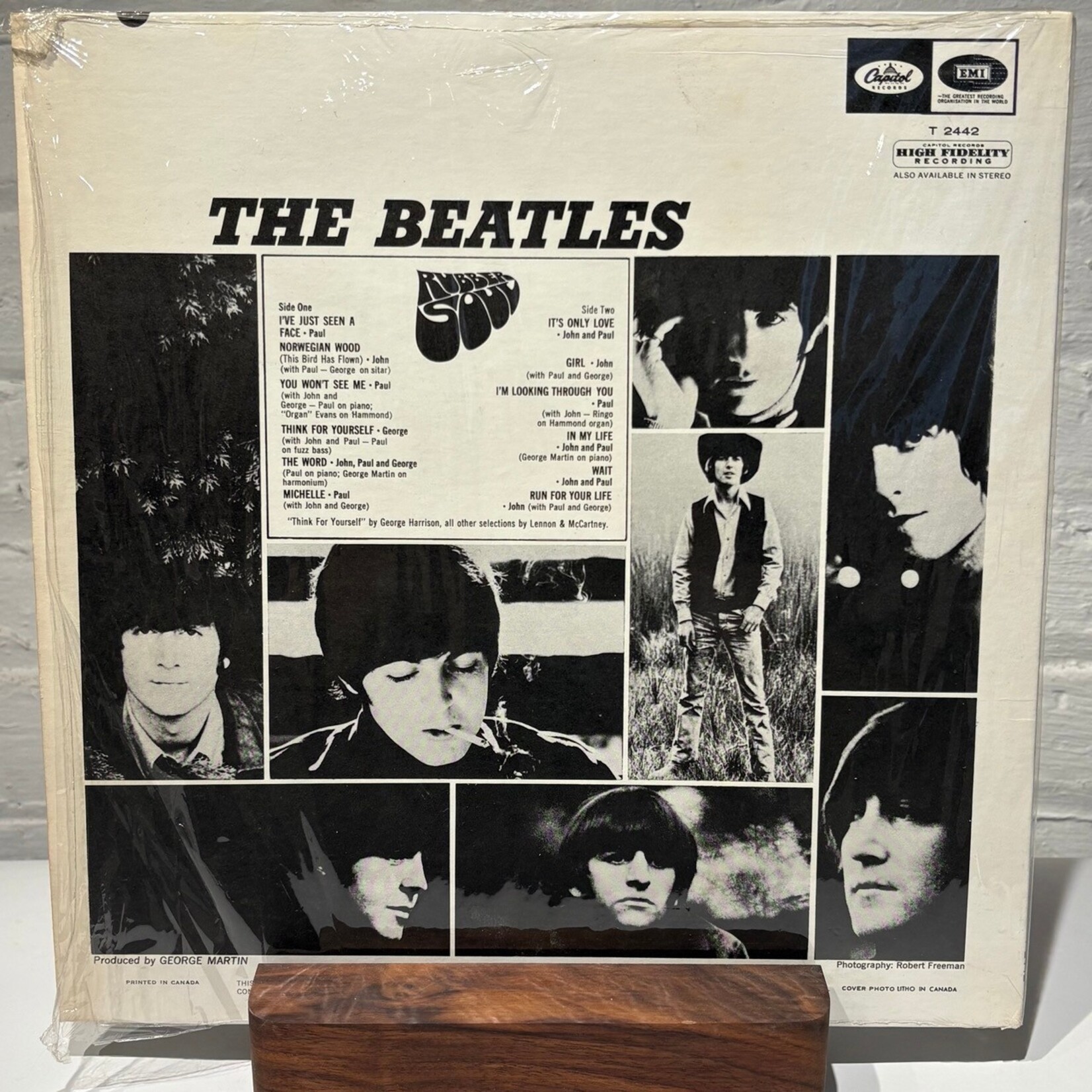[Nick's Disk Pics] Beatles: Rubber Soul (1966, Canada, Mono, In Shrink, VG+) [CAPITOL]