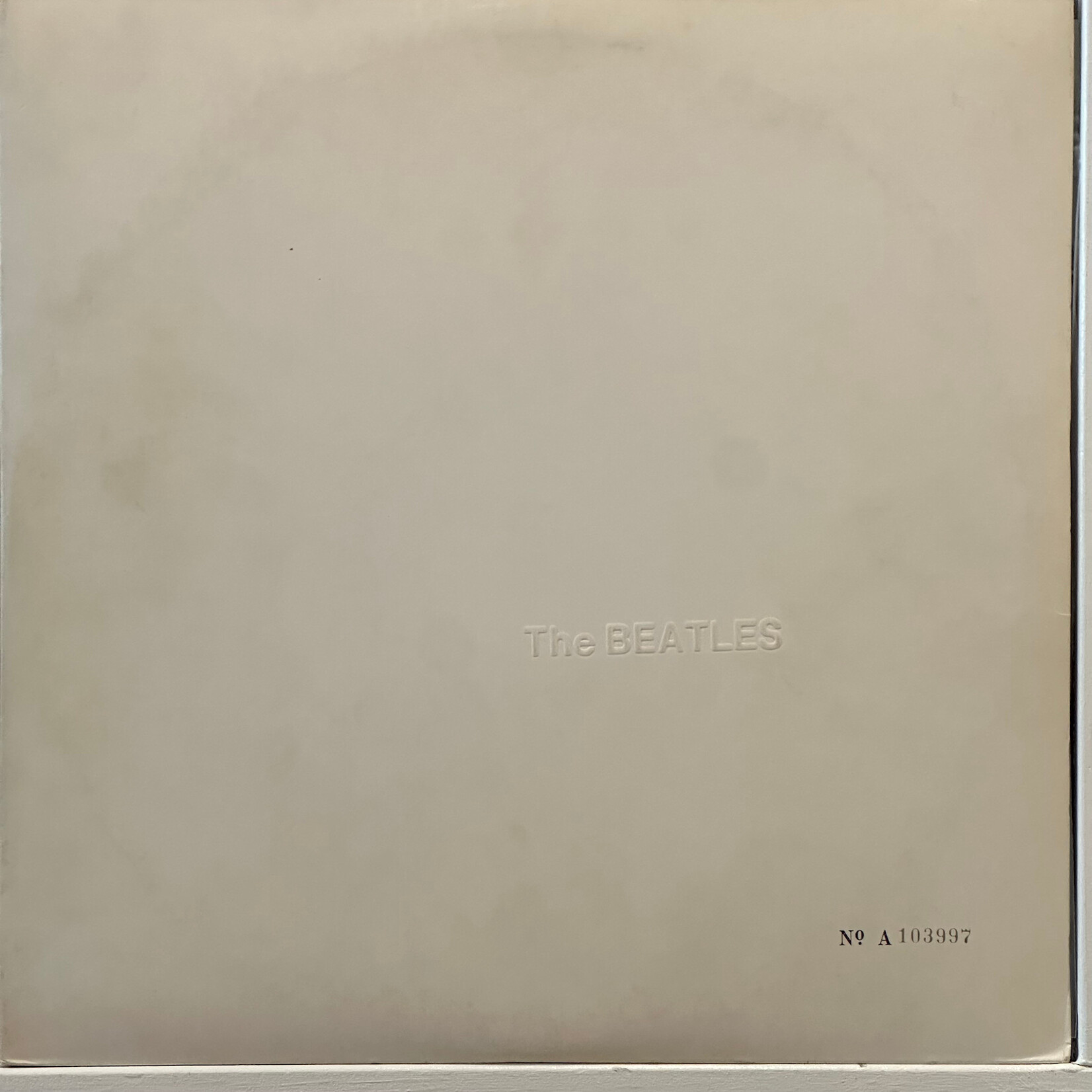 [Nick's Disk Pics] Beatles: Self-Titled - The White Album (1972, Japan, w/inserts, ¥4000 Version, Disc EX) [APPLE]