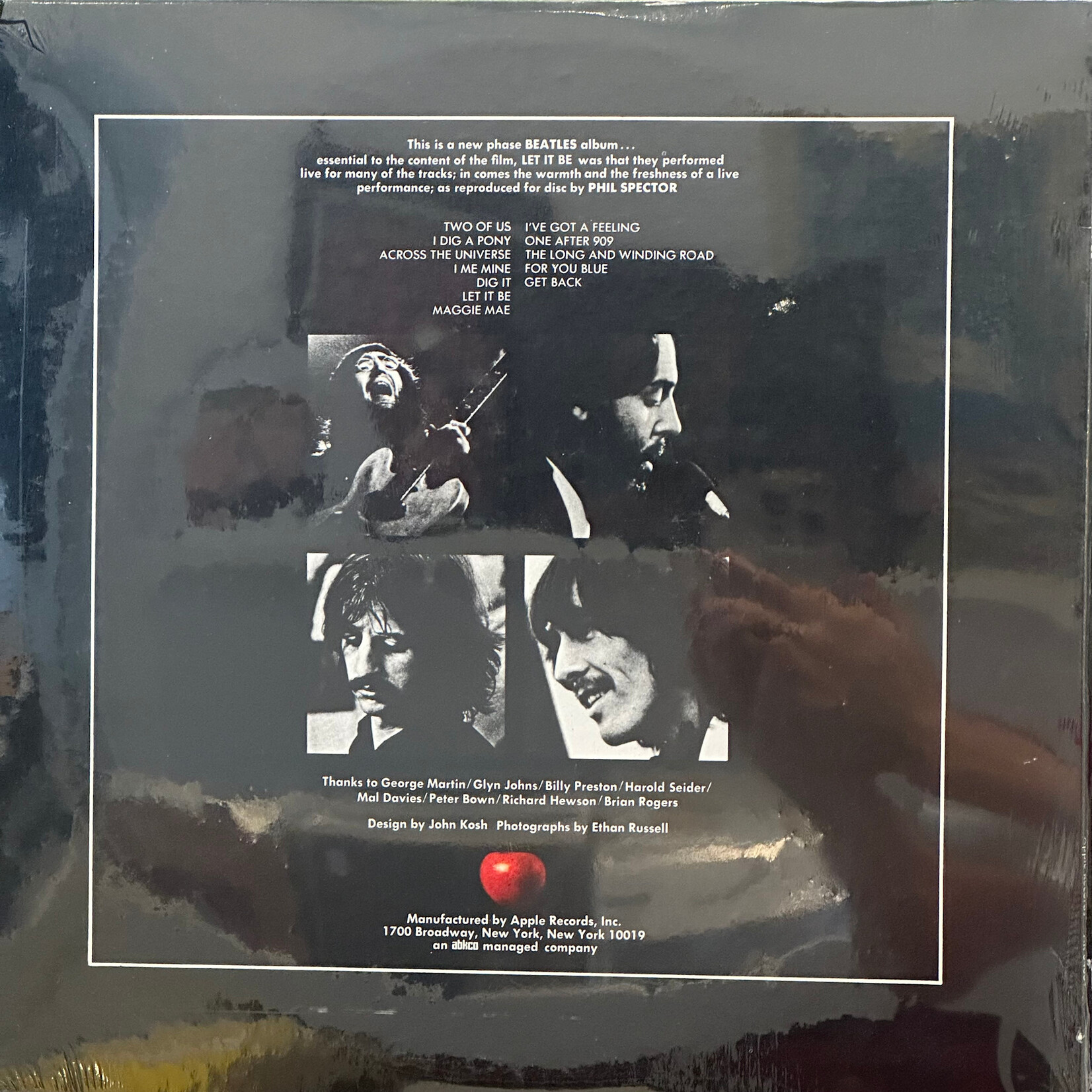 [Nick's Disk Pics] Beatles: Let It Be (1970, USA, Sealed) [APPLE]