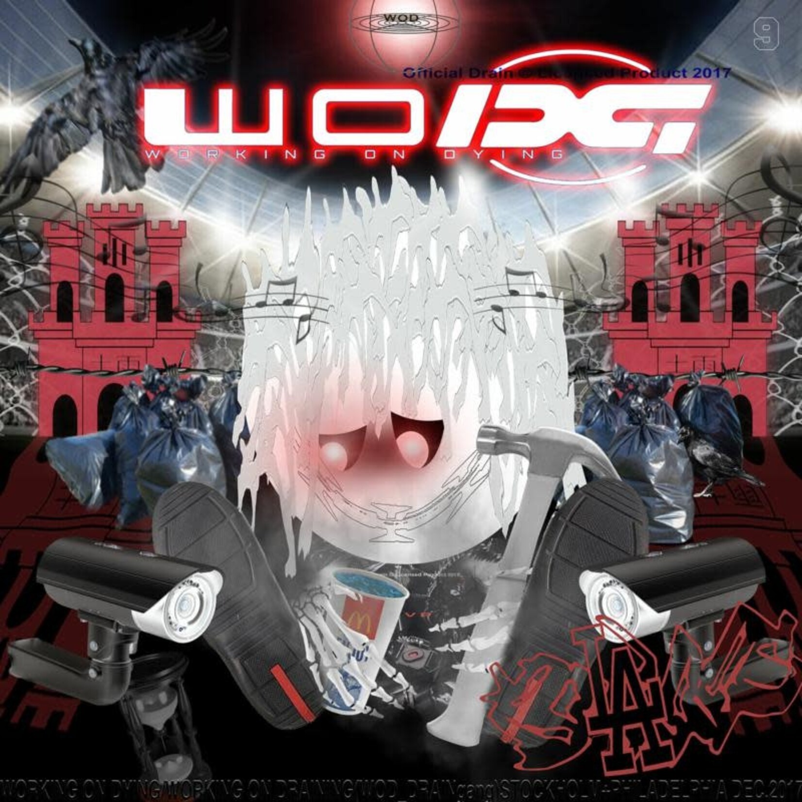 [New Vinyl] Bladee: Working On Dying (transparent vinyl) [YEAR0001]