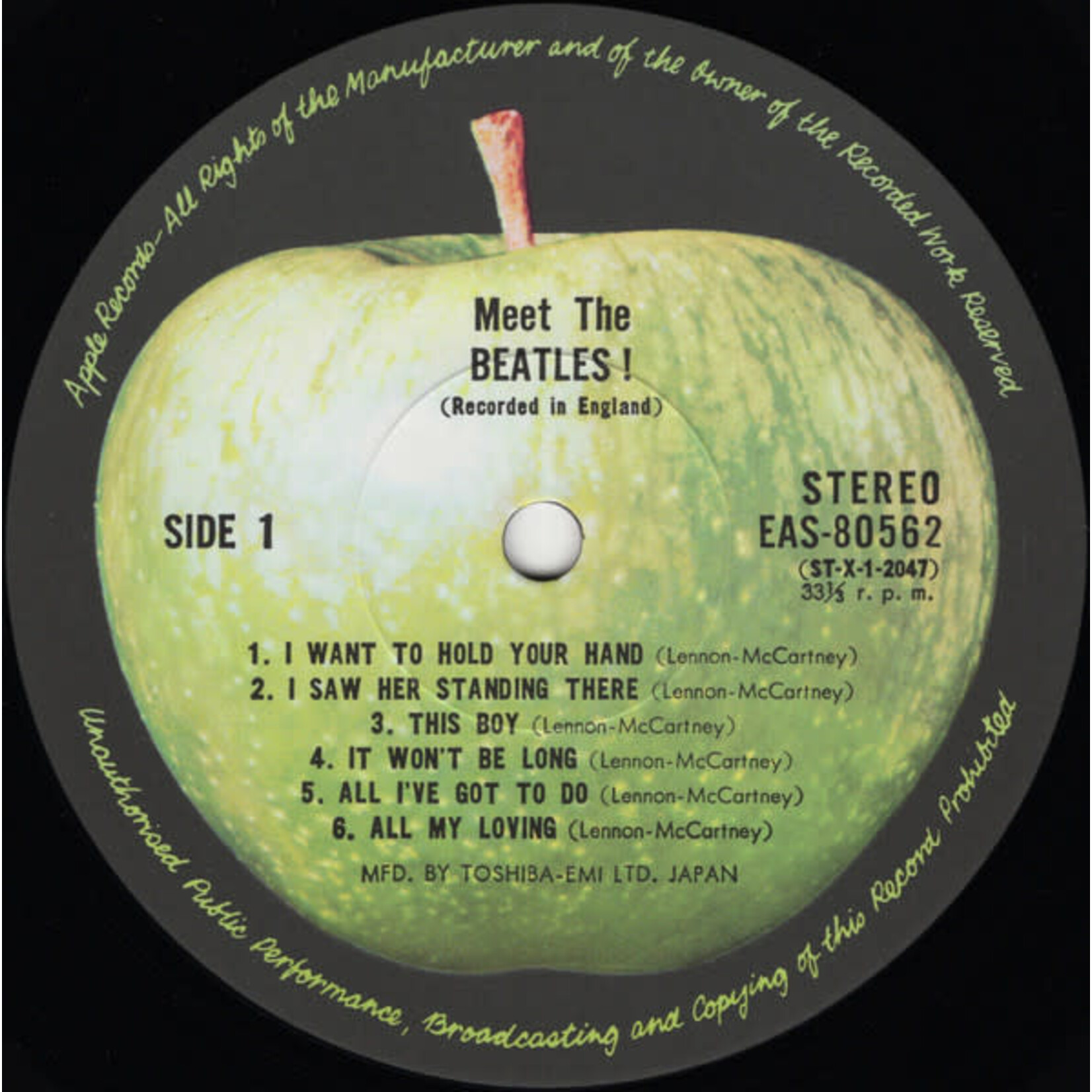 [Nick's Disk Pics] Beatles: Meet The Beatles! (1976, Japan, In Shrink, w/ OBI + Insert, Ex) [APPLE]