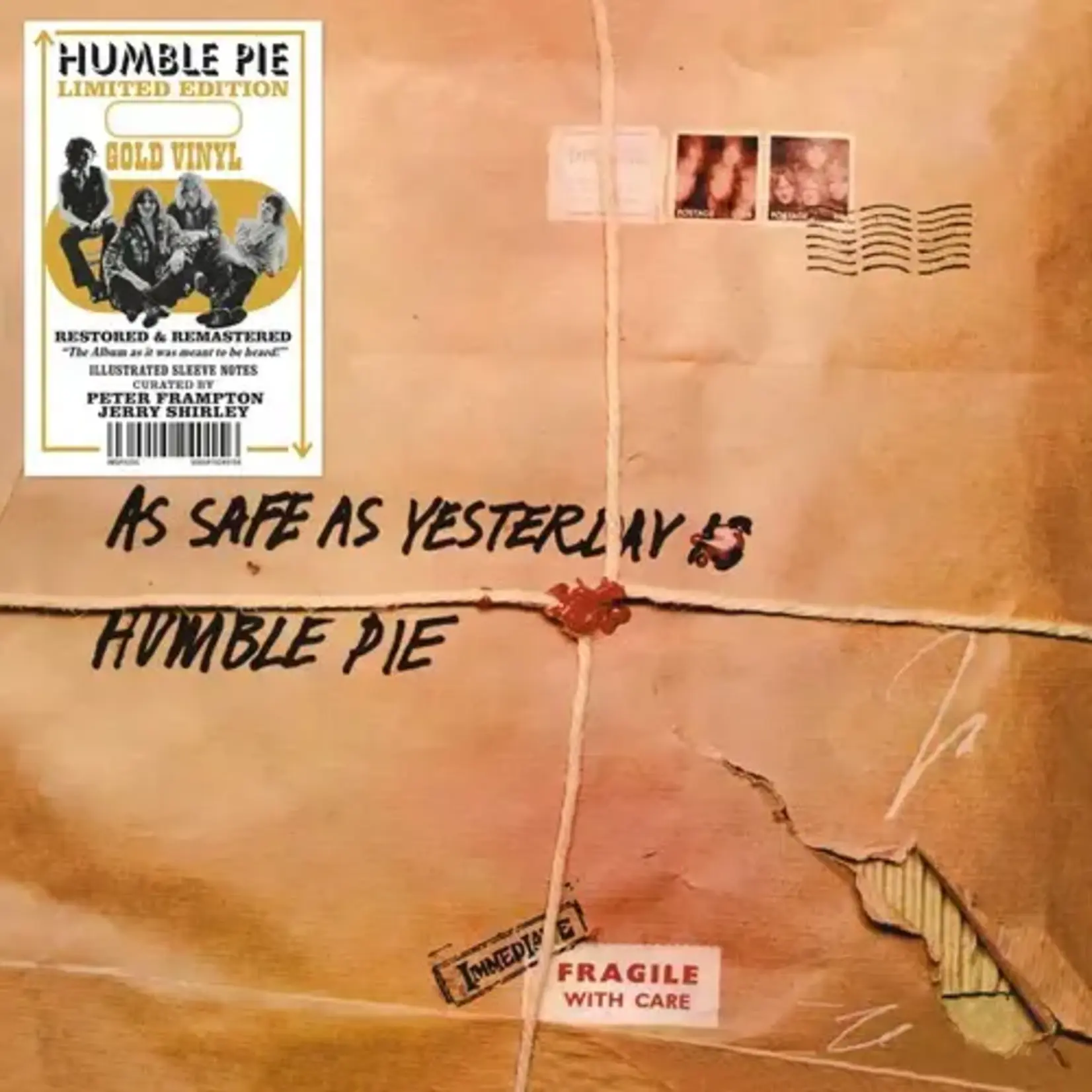 [New Vinyl] Humble Pie: As Safe As Yesterday Is (180g-gold vinyl) [NICE RECORDS]