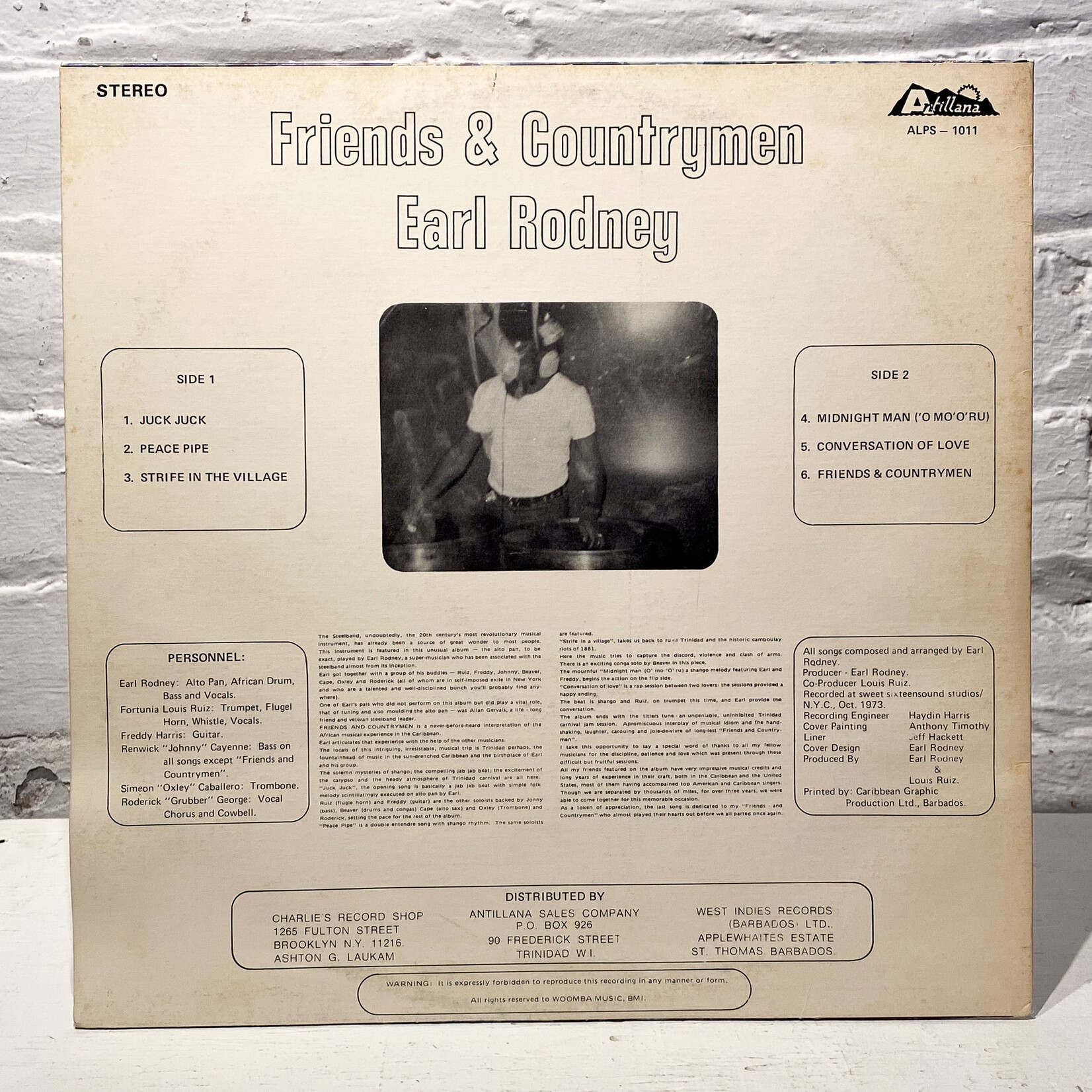 [Nick's Disk Pics] Rodney, Earl: Friends & Countrymen [ANTILLANA]