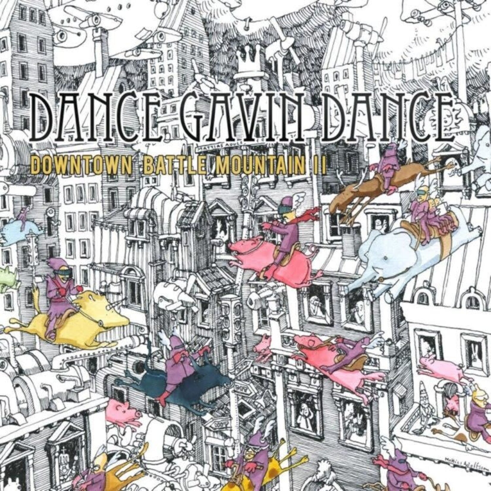 [New Vinyl] Dance Gavin Dance: Downtown Battle (Light Blue Vinyl, 2LP) [BMG RIGHTS MANAGEMENT]