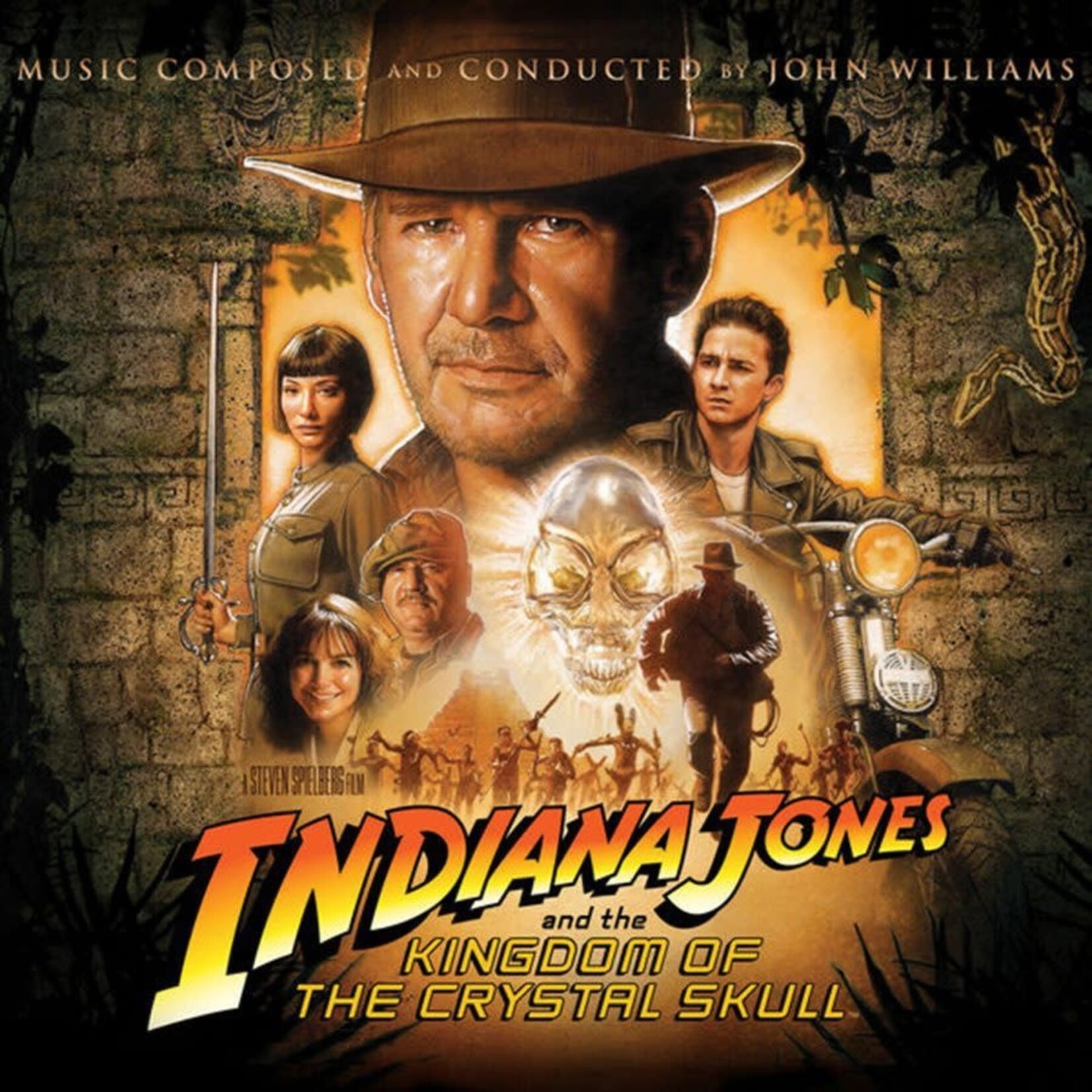 [New Vinyl] Williams, John: Indiana Jones And The Kingdom Of The Crystal Skull (2LP Gold Vinyl) [DISNEY CASS.]