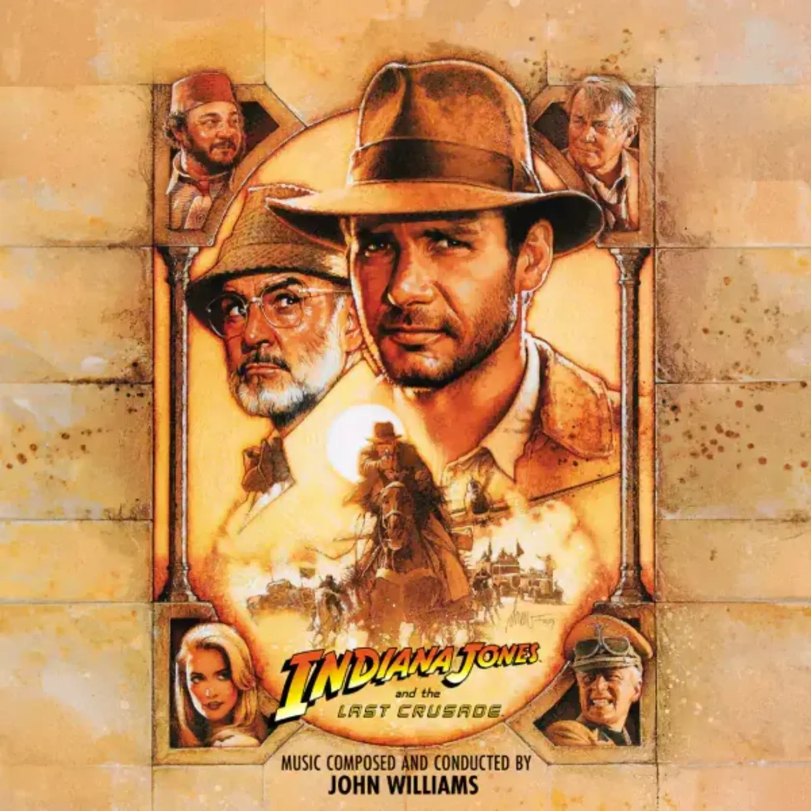 [New Vinyl] Williams, John: Indiana Jones And The Last Crusade (2LP Sand Vinyl) [DISNEY CASS.]