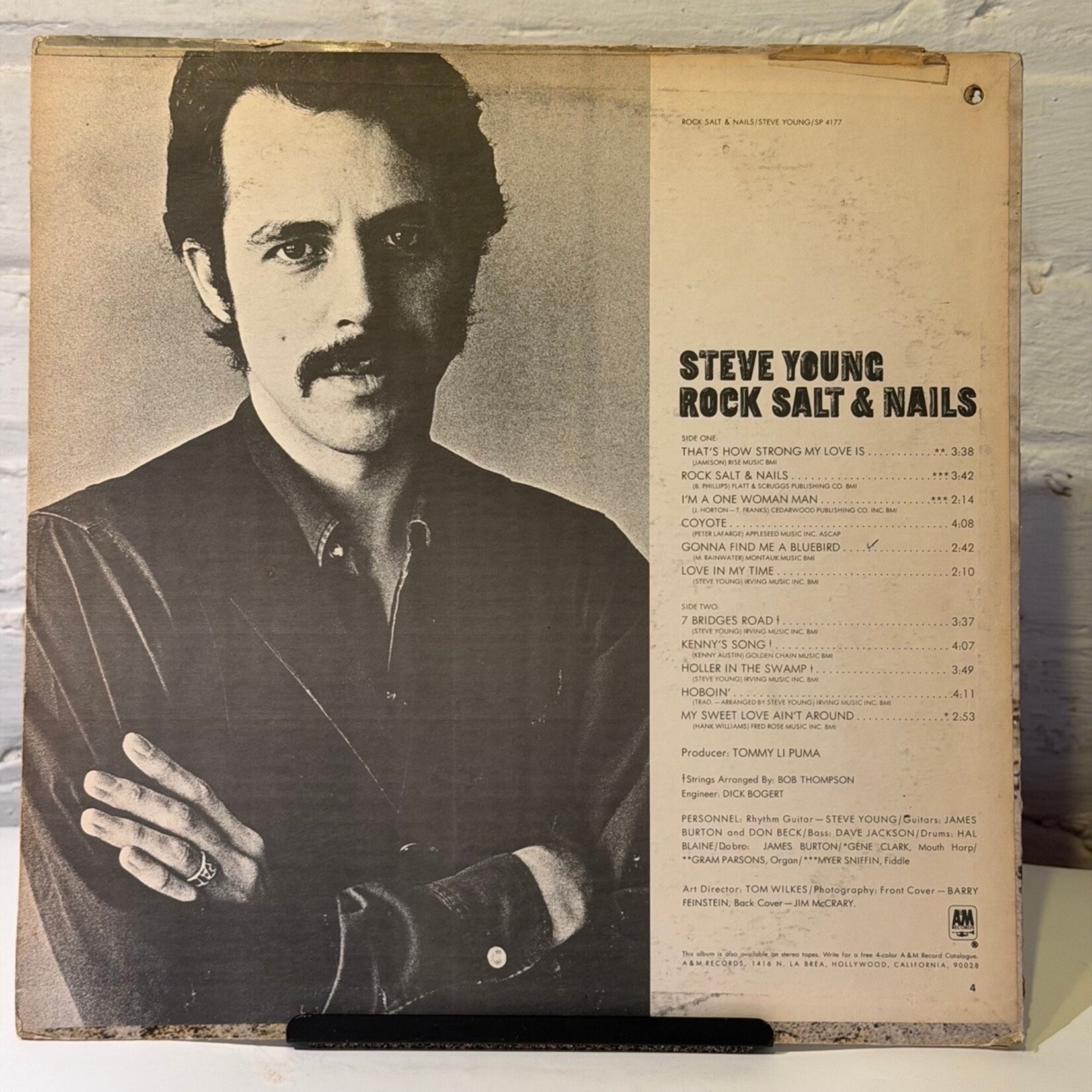 [Kollectible Vinyl] Young, Steve: Rock Salt & Nails (1969, USA, Disc VG+) [A&M]