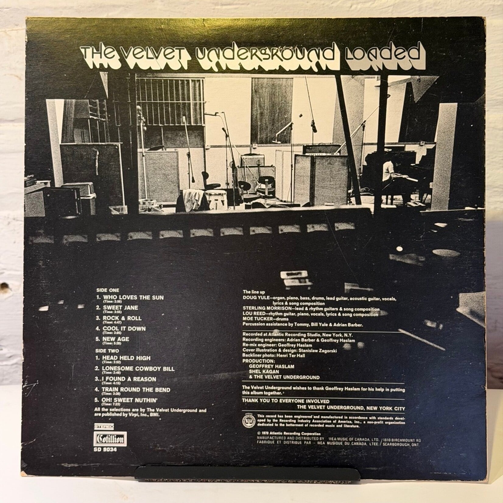 [Kollectible Vinyl] The Velvet Underground: Loaded (1970s, CANADA, VG+) [COTILLION]