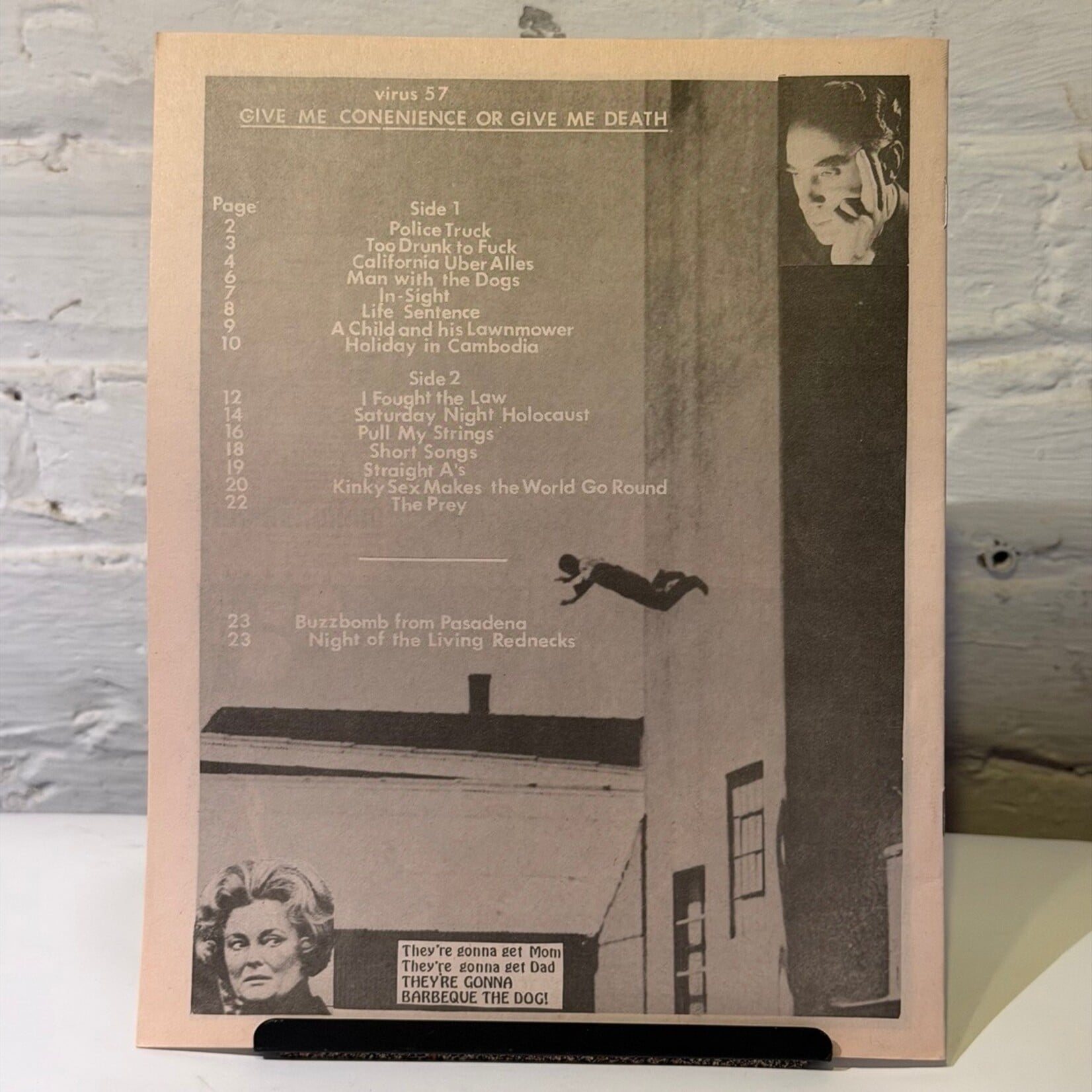 [Kollectible Vinyl] Dead Kennedys: Give Me Convenience Or Give Me Death (1987, CANADA, w/ Flexi and Insert, VG+) [FRINGE]