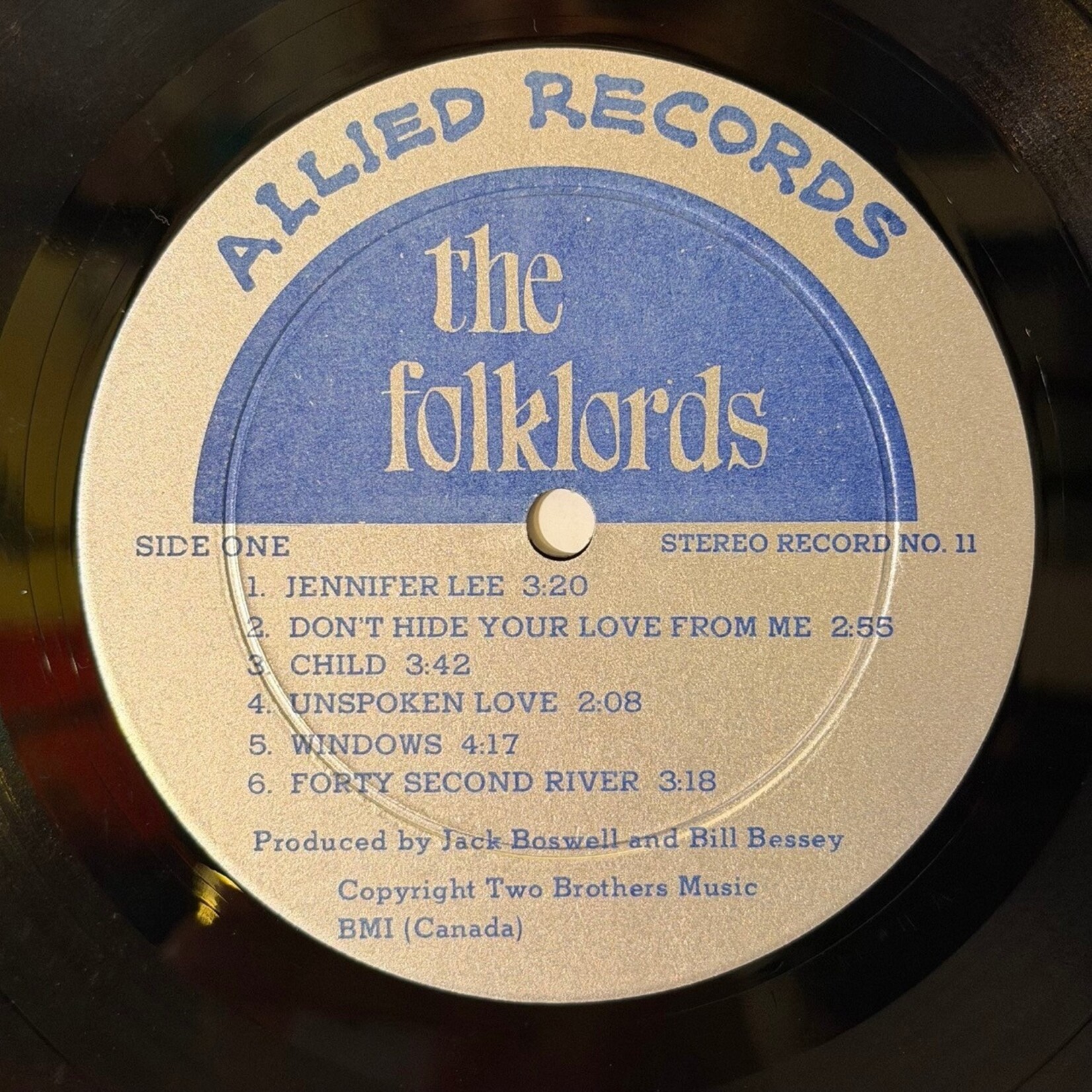 [Kollectible Vinyl] The Folklords: Self - Titled (1968, CANADA, Canadian Psych, VG+) [ALLIED]