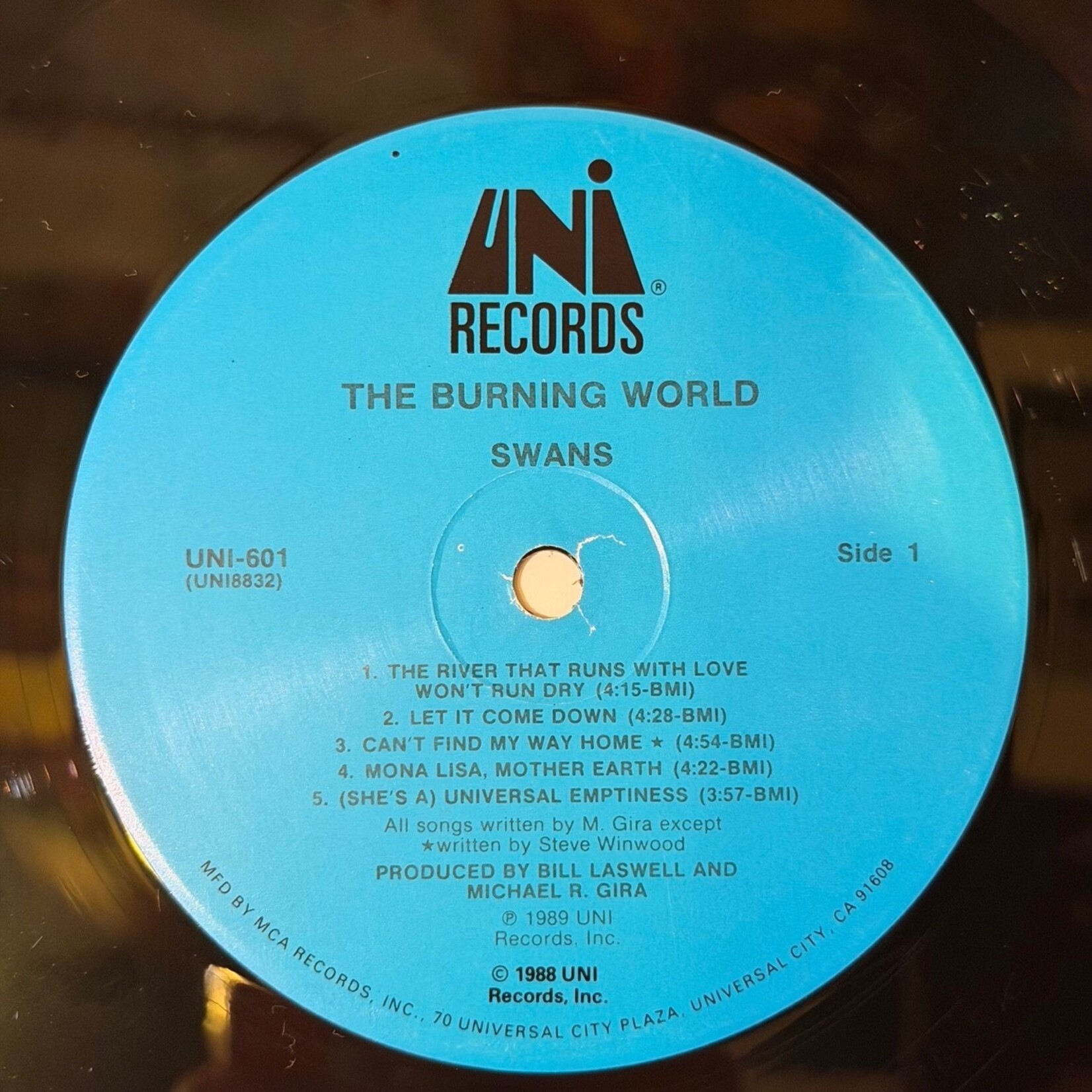 [Kollectible Vinyl] Swans: The Burning World (1989, USA, w/Inner, VG) [UNI]