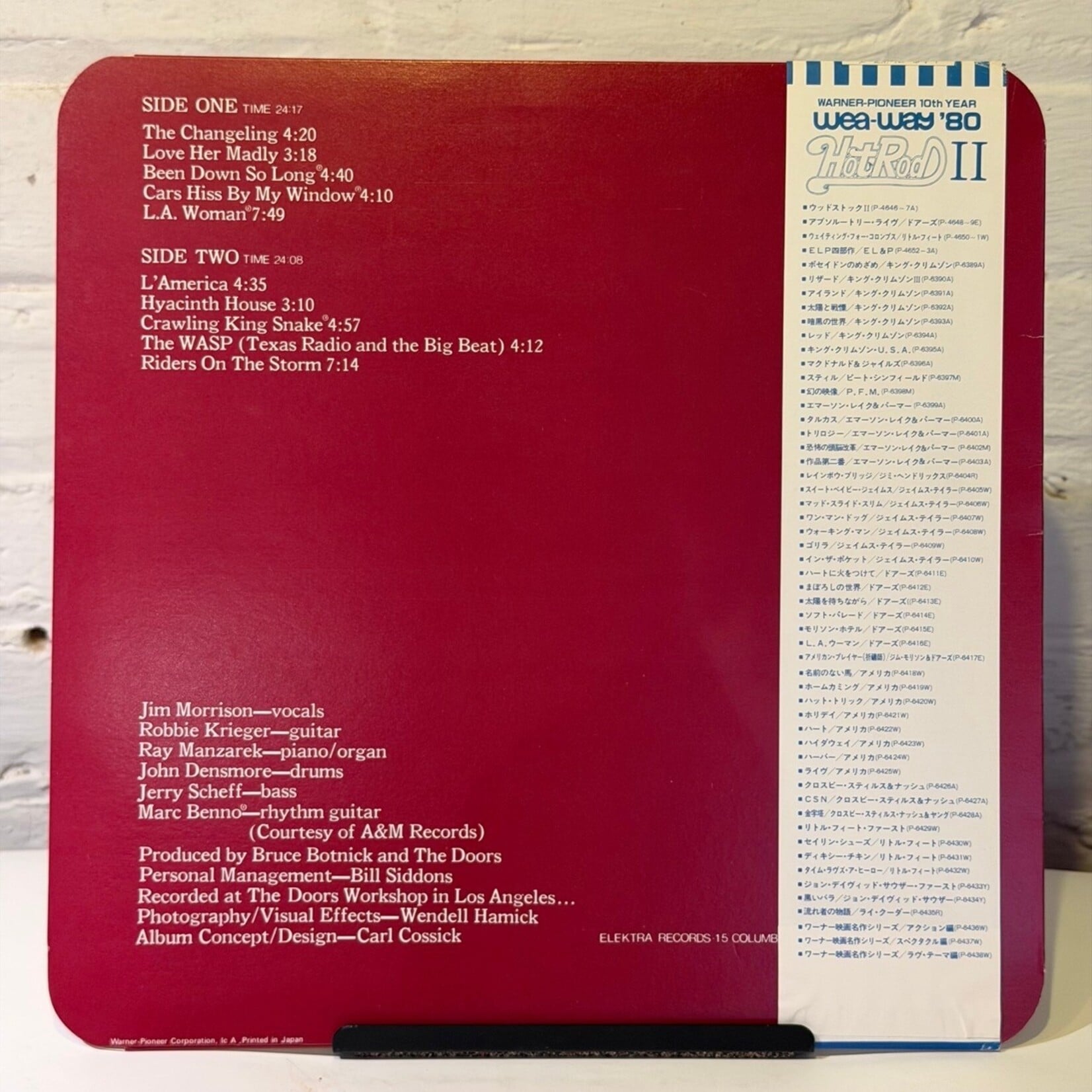 [Kollectible Vinyl] Doors: L.A. Woman (1980, JAPAN, w/Insert and OBI, Ex) [ELEKTRA]