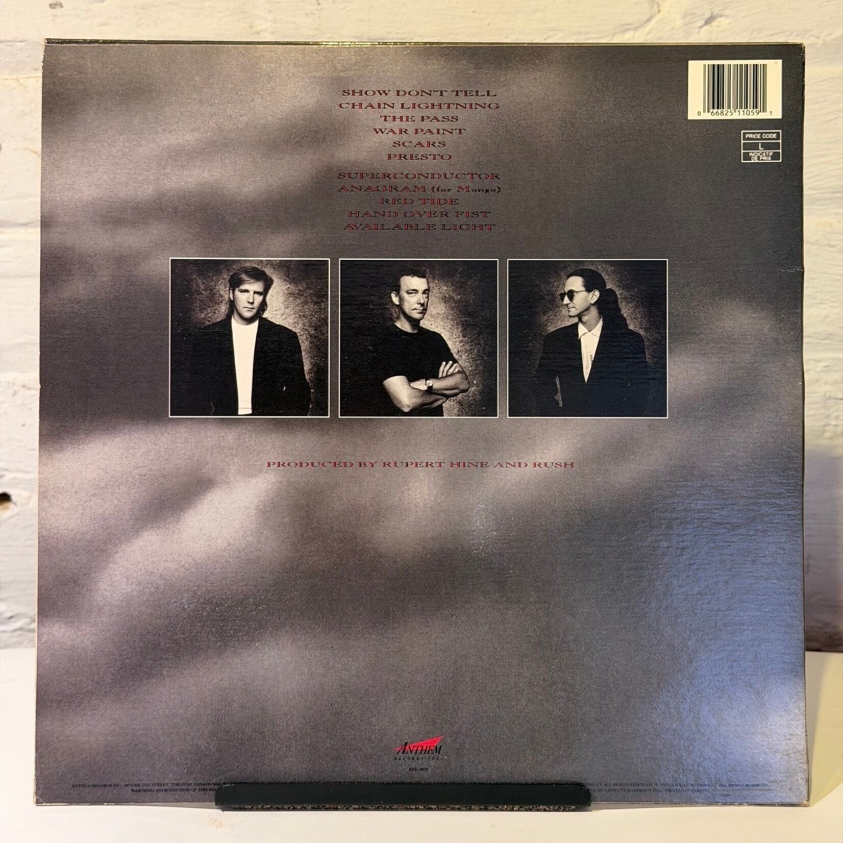 [Kollectible Vinyl] Rush: Presto (1989, CANADA, Ex) [ANTHEM]