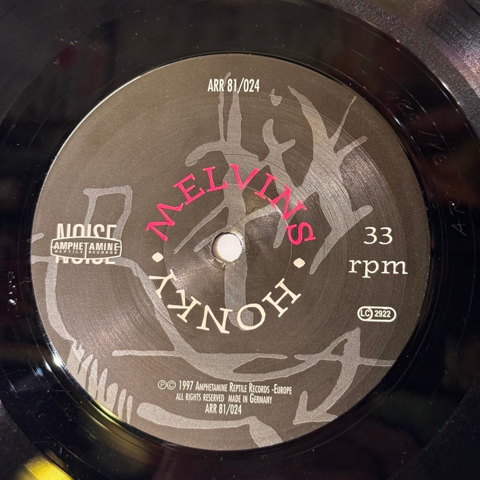 [Kollectible Vinyl] Melvins: Honky (1997, Europe, Metal, Disc VG+) [AMPHETAMINE ]