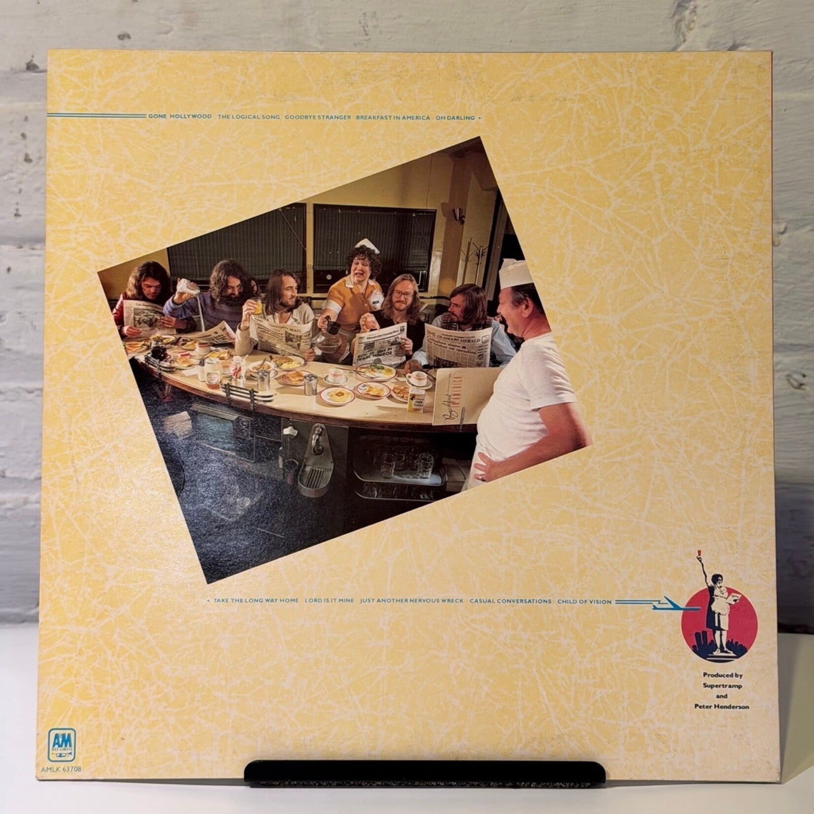 [Kollectible Vinyl] Supertramp: Breakfast In America (w/Inner, 1979, UK, Ex) [A&M]