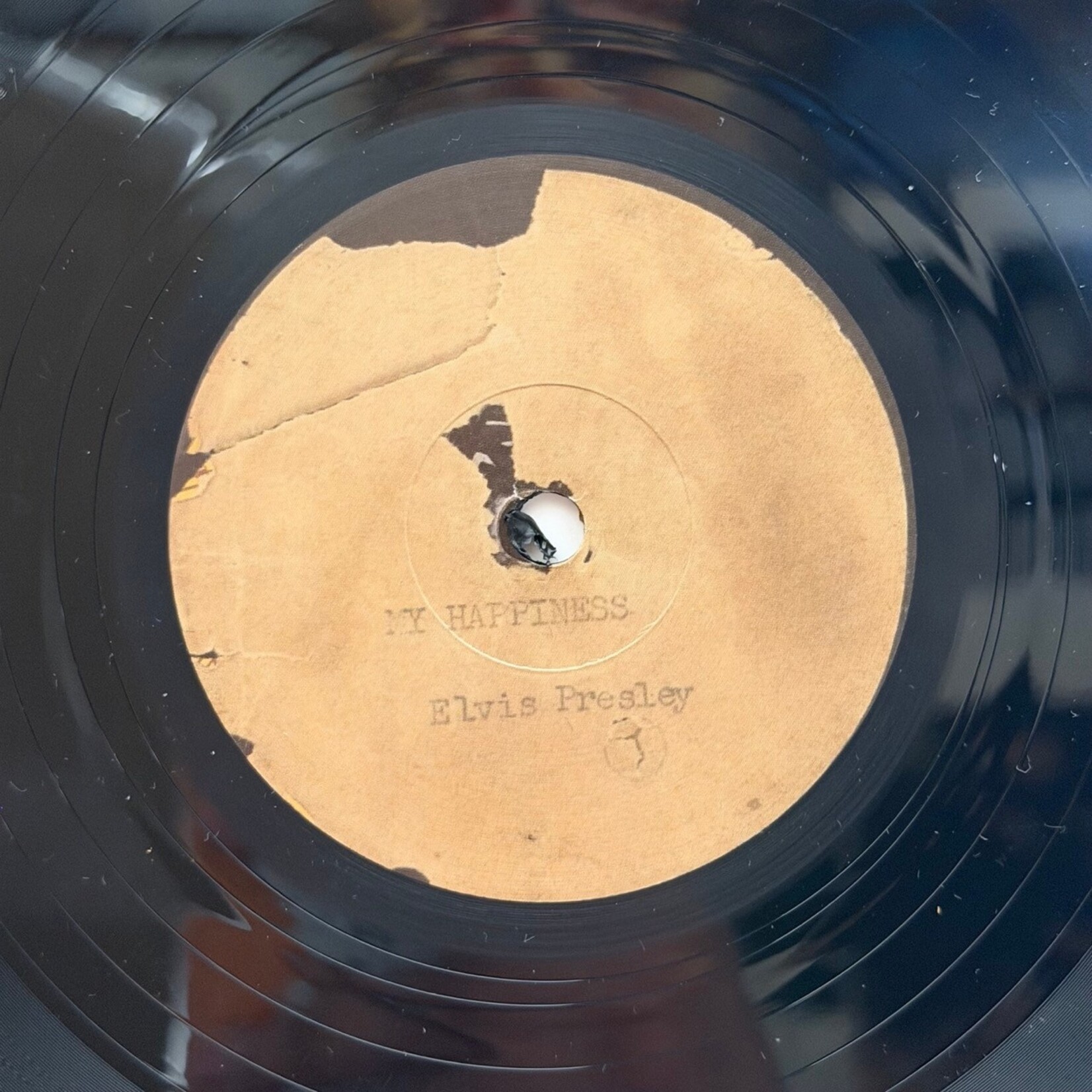 [Kollectible Vinyl] Presley, Elvis: My Happiness (78RPM, RSD Reissue, 2015, 10", Ex) [THIRD MAN]