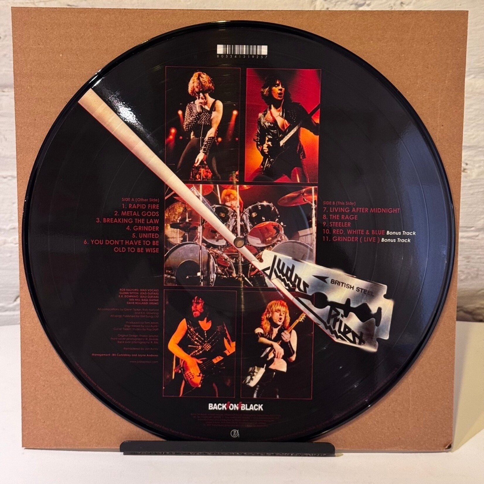 [Kollectible Vinyl] Judas Priest: British Steel (Picture Disc, 2010, UK, VG+) [Back On Black]