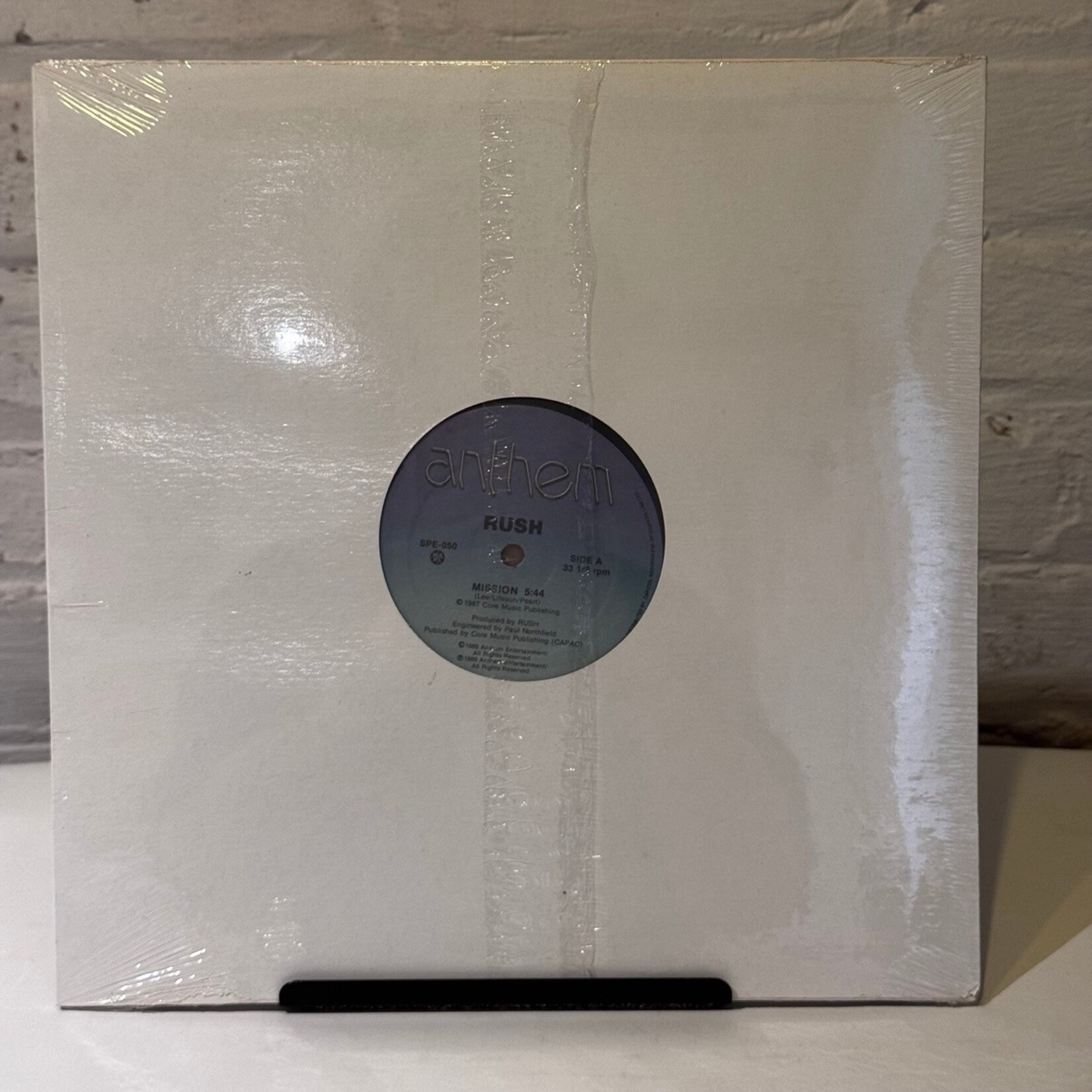 [Kollectible Vinyl] Rush: Mission (12" Promo, 1989, Canada, Sealed) [ANTHEM]