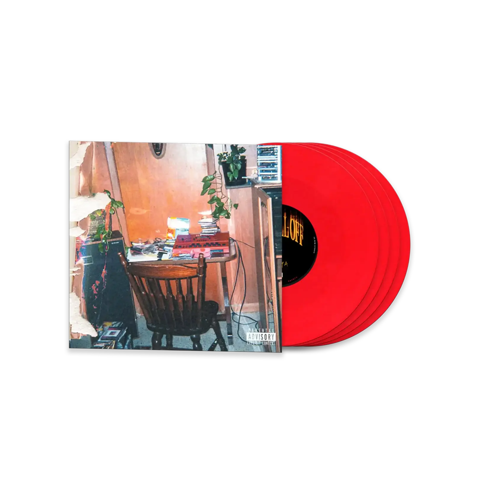 [New Vinyl] J. Cole: The Fall Off (4LP, Red Vinyl) [INTERSCOPE]