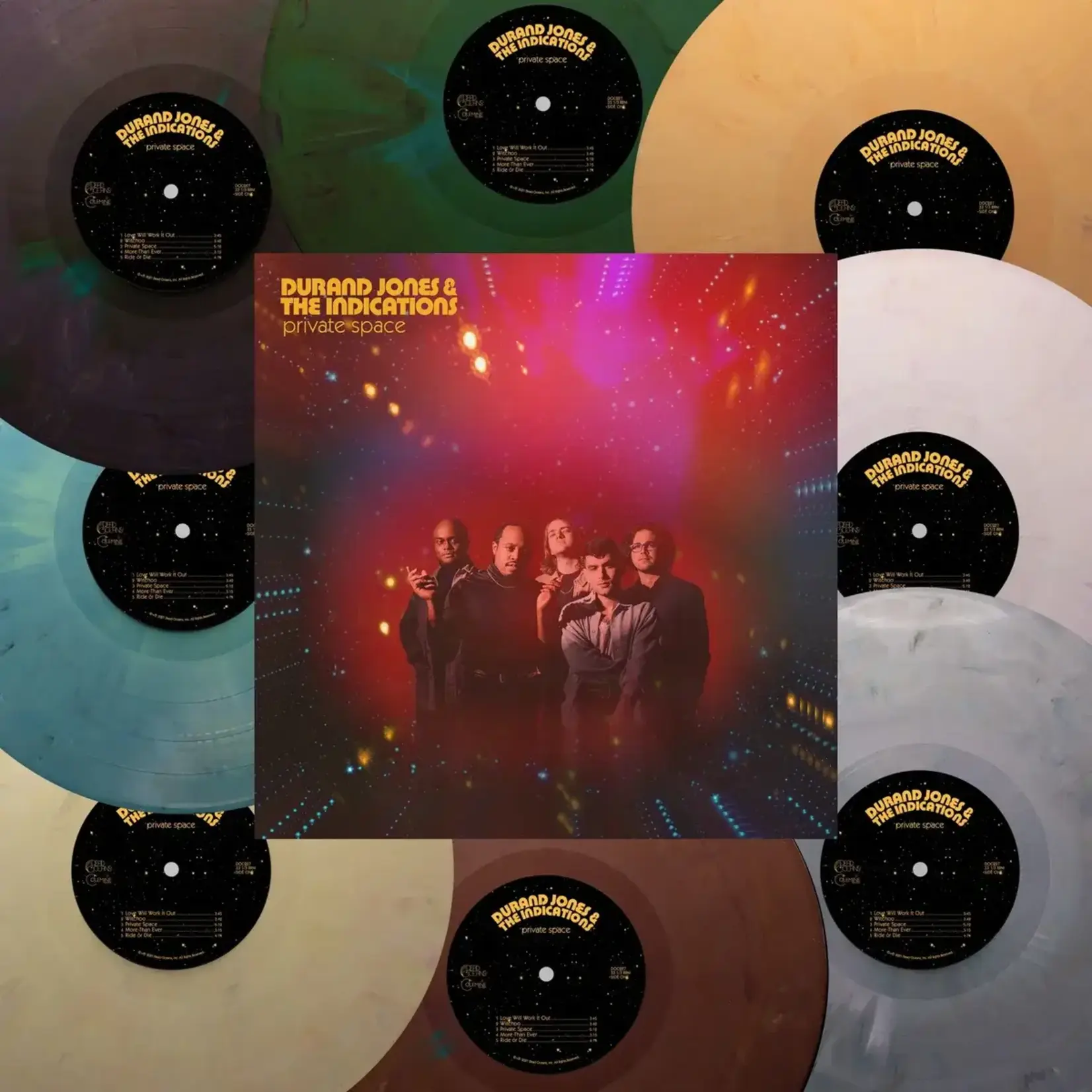 [New Vinyl] Jones, Durand & The Indications: Private Space (ReVINYL edition-random coloured vinyl) [DEAD OCEANS]