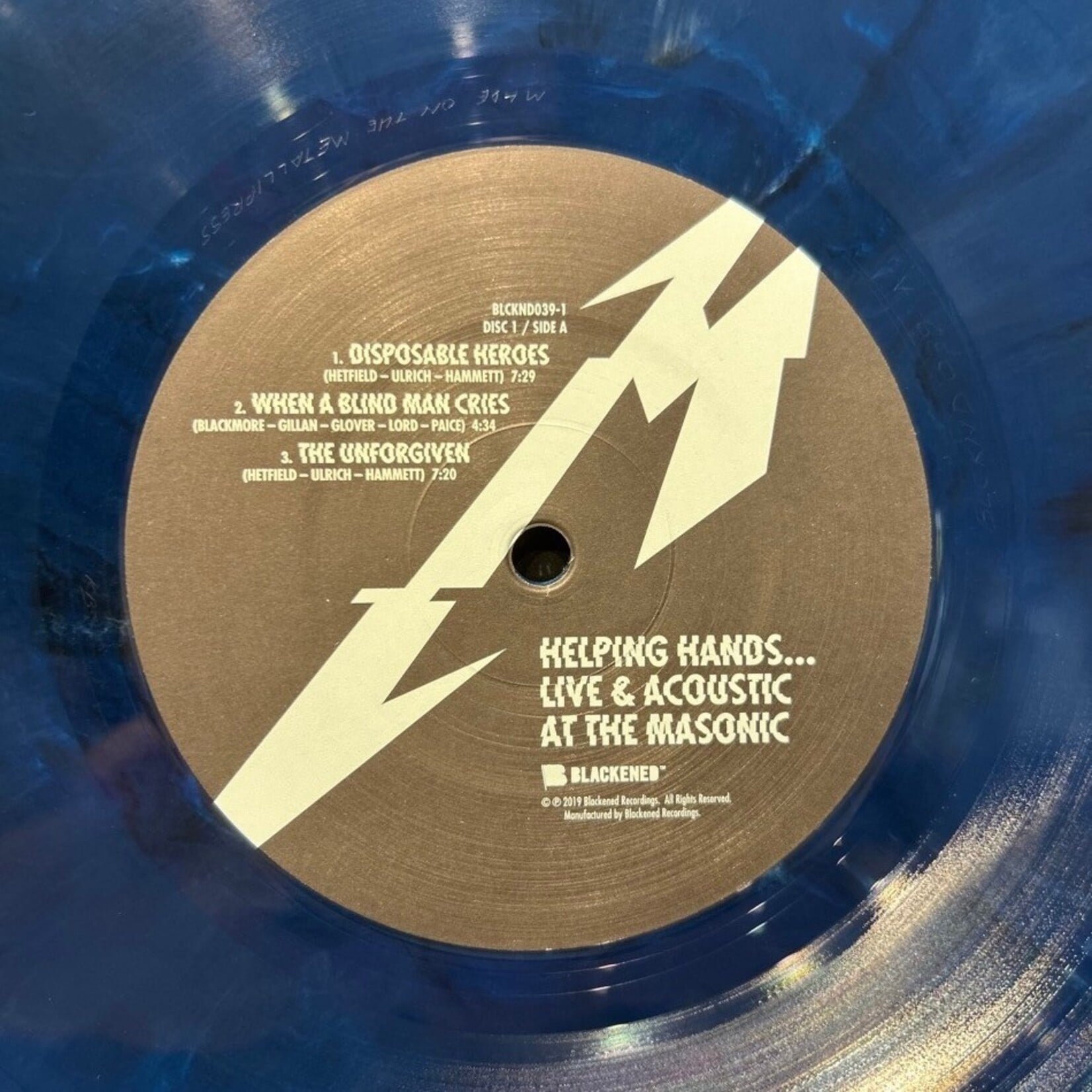 [Kollectible Vinyl] Metallica: Helping Hands... Live & Acoustic At The Masonic (2019, USA, Ex) [BLACKENED]