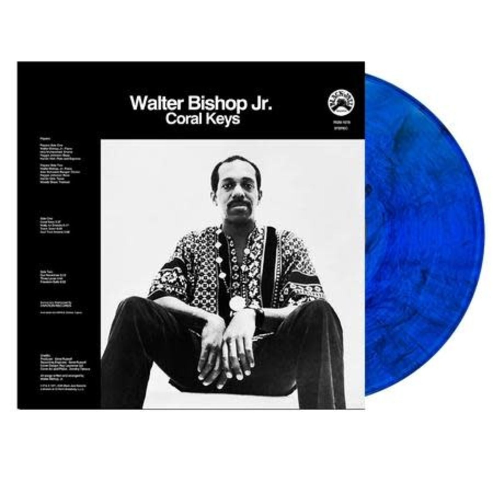 [New Vinyl] Bishop Jr., Walter: Coral Keys (Remastered, Blue With Black Swirl Vinyl) [REAL GONE MUSIC]