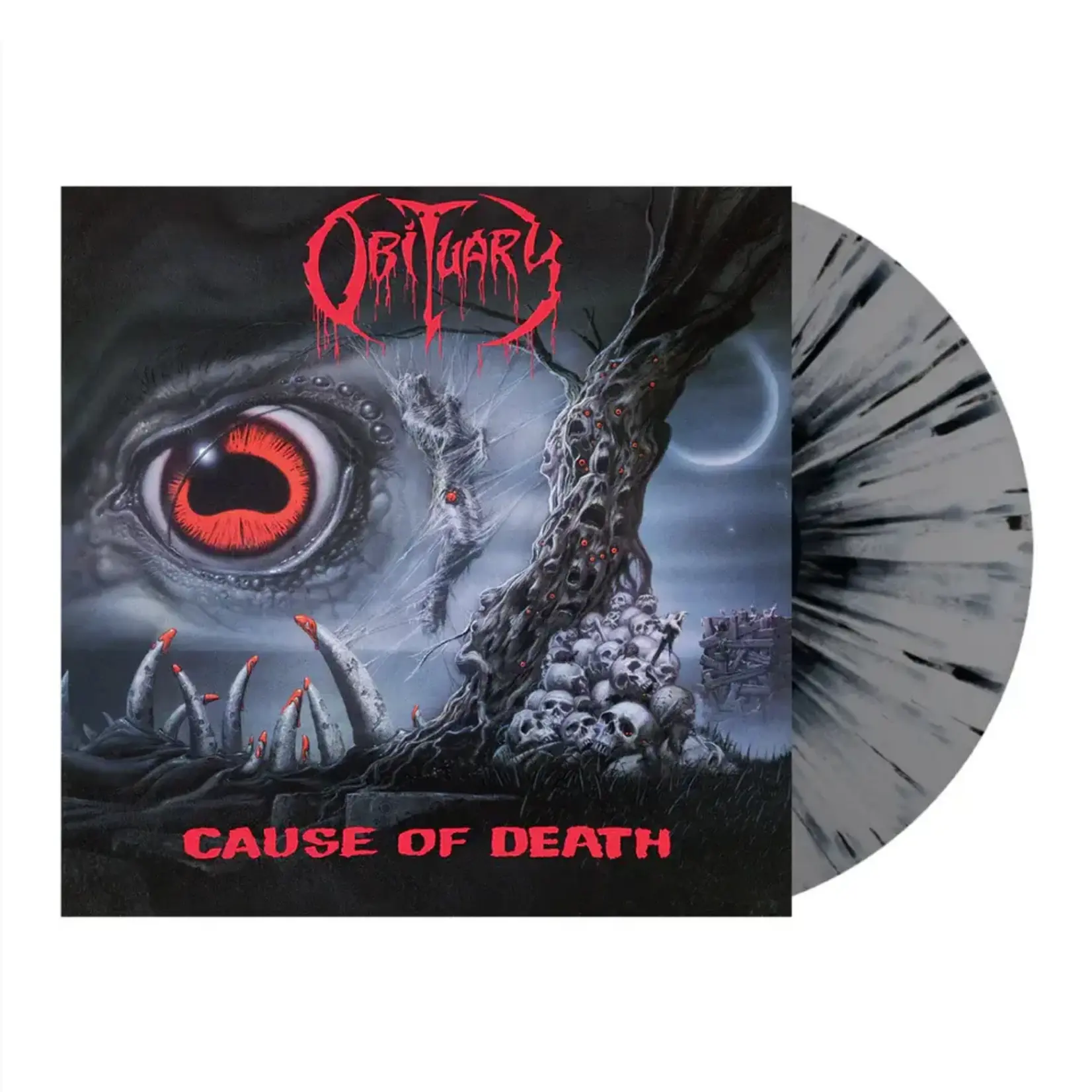 [New Vinyl] Obituary: Cause Of Death (Remastered, Gray With Black Splatter Vinyl) [REAL GONE MUSIC]