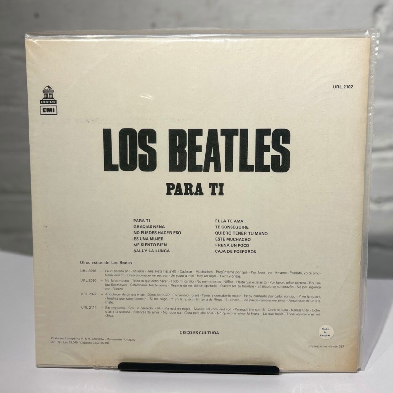[Kollectible Vinyl] Beatles: Los Beatles (1960, URUGUAY, VG+) [ODEON]