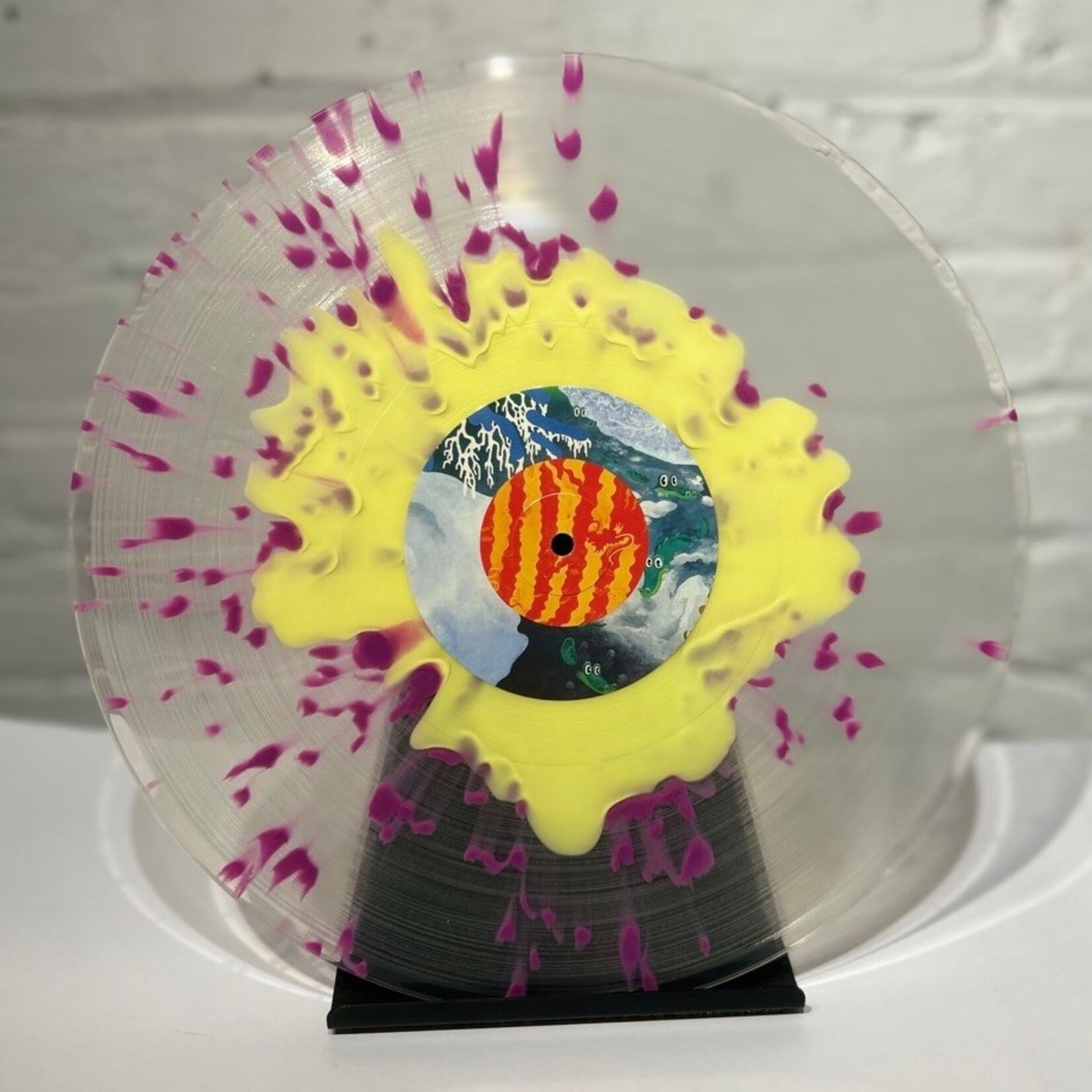 [Kollectible Vinyl] King Gizzard & The Lizard Wizard: QUARTERS! (2017, USA, Clear, w/Splatter, VG+) [CASTLE FACE]