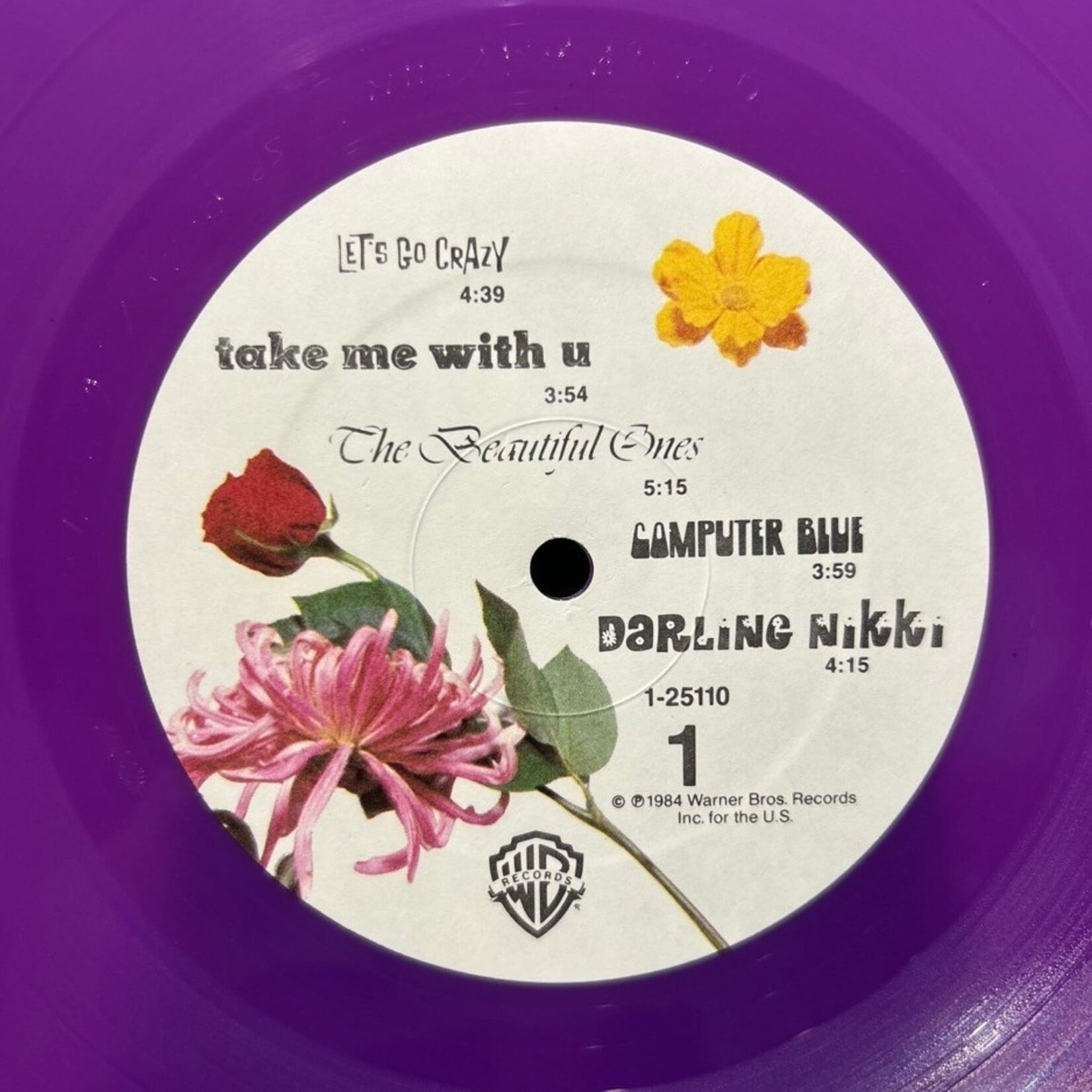 [Kollectible Vinyl] Prince and The Revolution: Purple Rain (1984, USA, Purple Wax, w/insert, VG+) [WARNER]