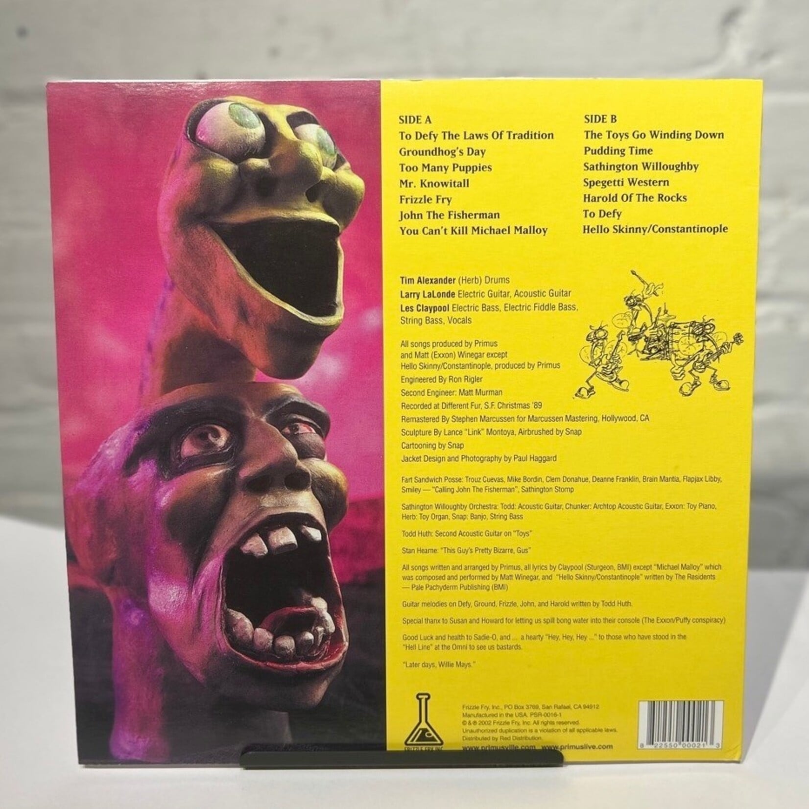 [Kollectible Vinyl] Primus: Frizzle Fry (2015, USA, Reissue, Pink Wax, Funk/Metal, NM) [FRIZZLE FRY]