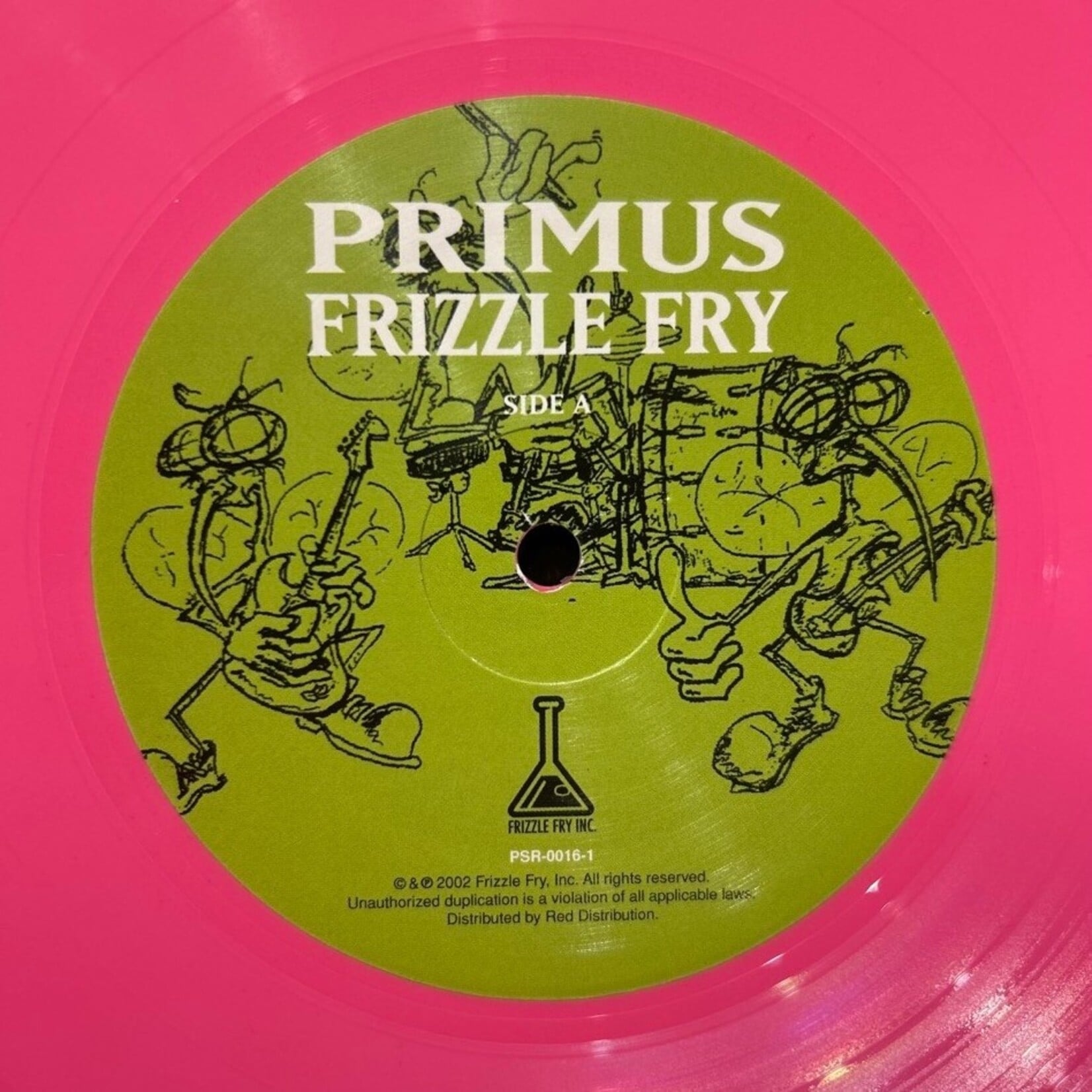 [Kollectible Vinyl] Primus: Frizzle Fry (2015, USA, Reissue, Pink Wax, Funk/Metal, NM) [FRIZZLE FRY]