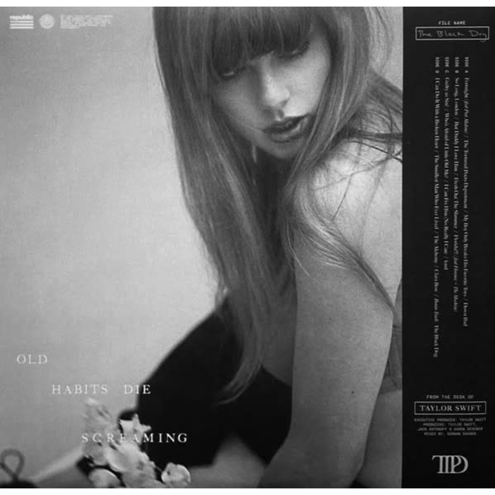 [Pop Girl] Swift, Taylor: The Tortured Poets Department (2024, USA, Black Dog Variant, Sealed) [REPUBLIC]
