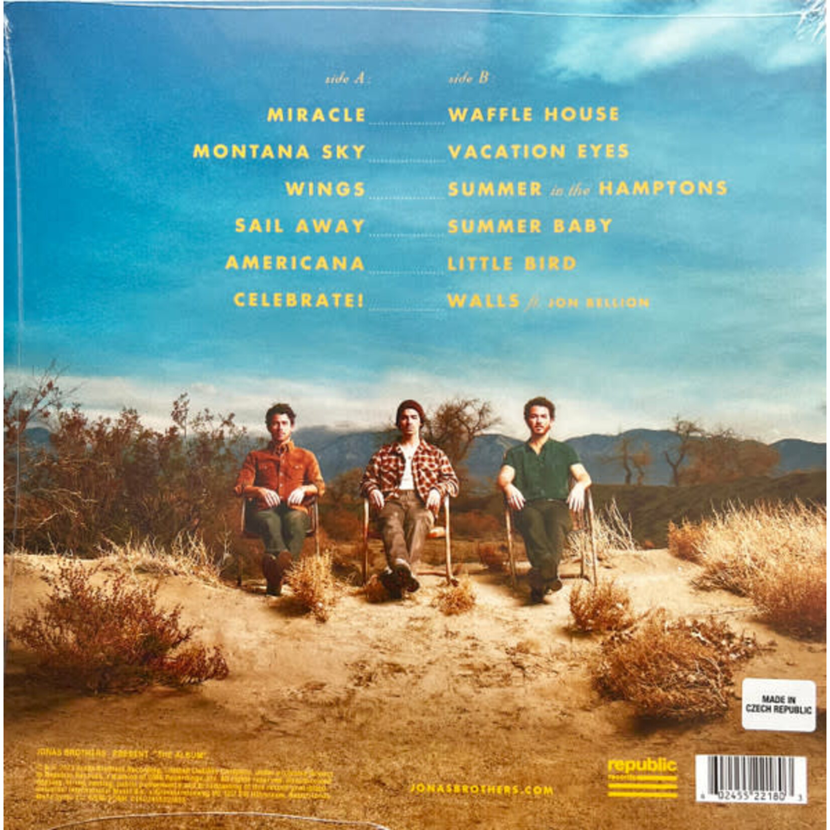 [Pop Girl] Jonas Brothers: The Album (2023, USA, Signed Insert, Sealed) [REPUBLIC]