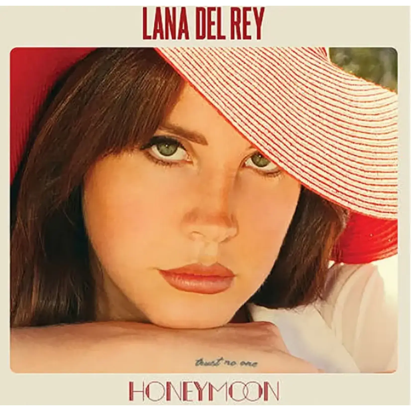 [Pop Girl] Del Rey, Lana: Honeymoon (2015, USA, Ltd. Edition, Red Vinyl, Ex) [POLYDOR]