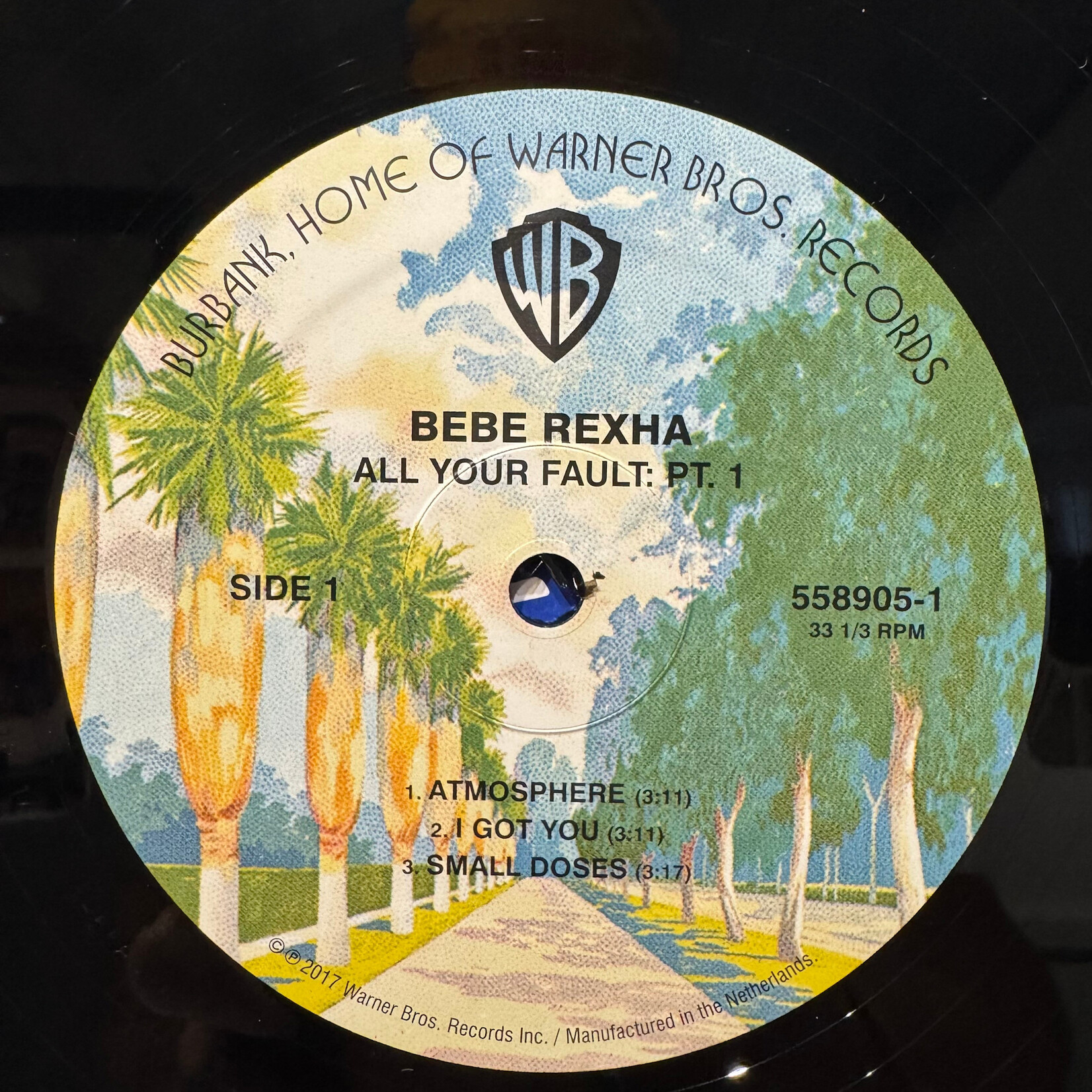 [Pop Girl] Bebe Rexha: All Your Fault: Pt. 1 (2017, USA, Ltd. Edition 12", VG+)[WARNER]
