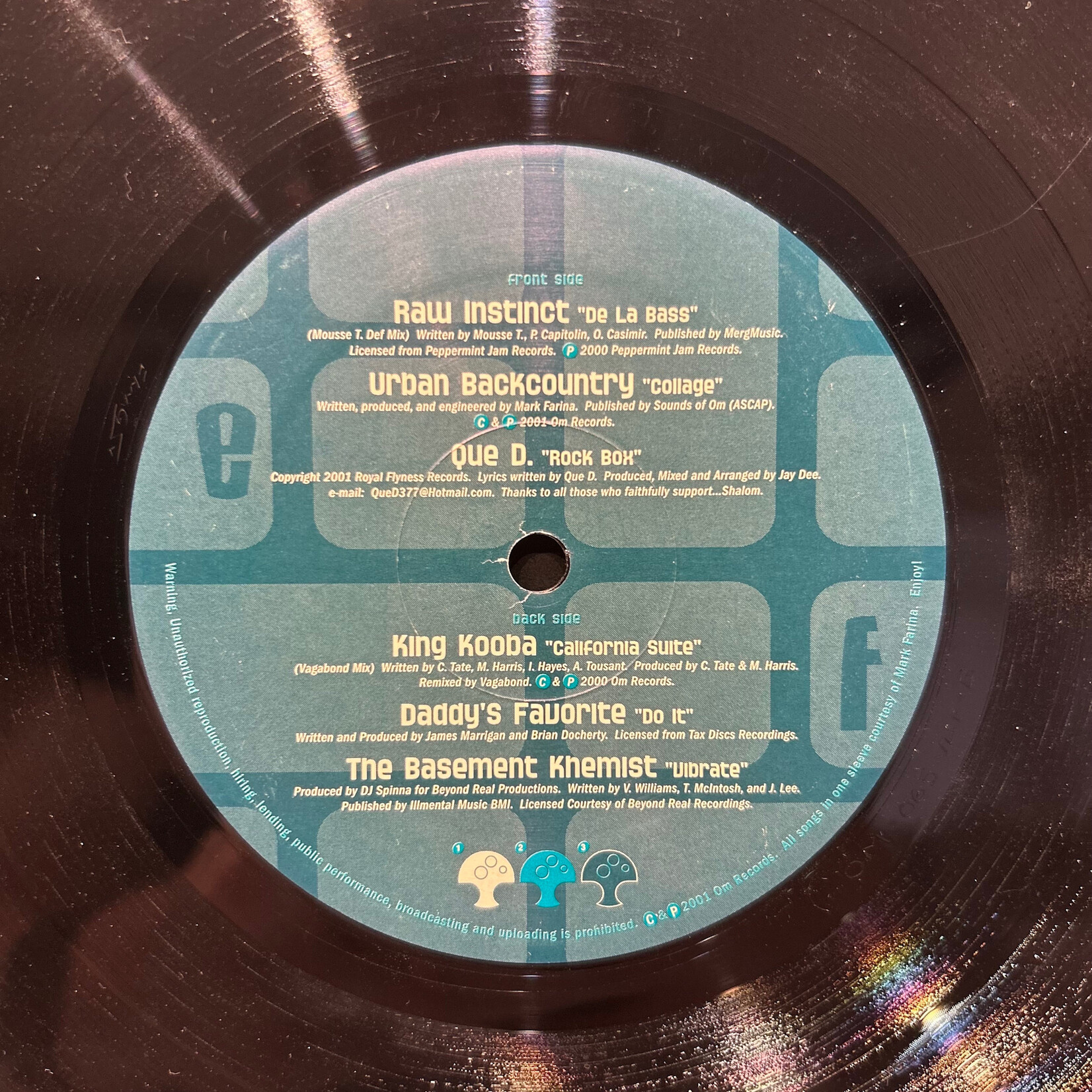 [Kollectible Vinyl] Farina, Mark: Mushroom Jazz 3 (2001, USA, Downtempo, Disc VG+) [OM]