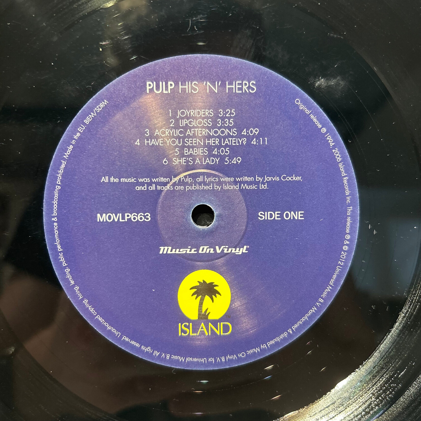 [Kollectible Vinyl] Pulp: His 'N' Hers (2012, Europe, Ltd. Ed. Deluxe, EX) [ISLAND]