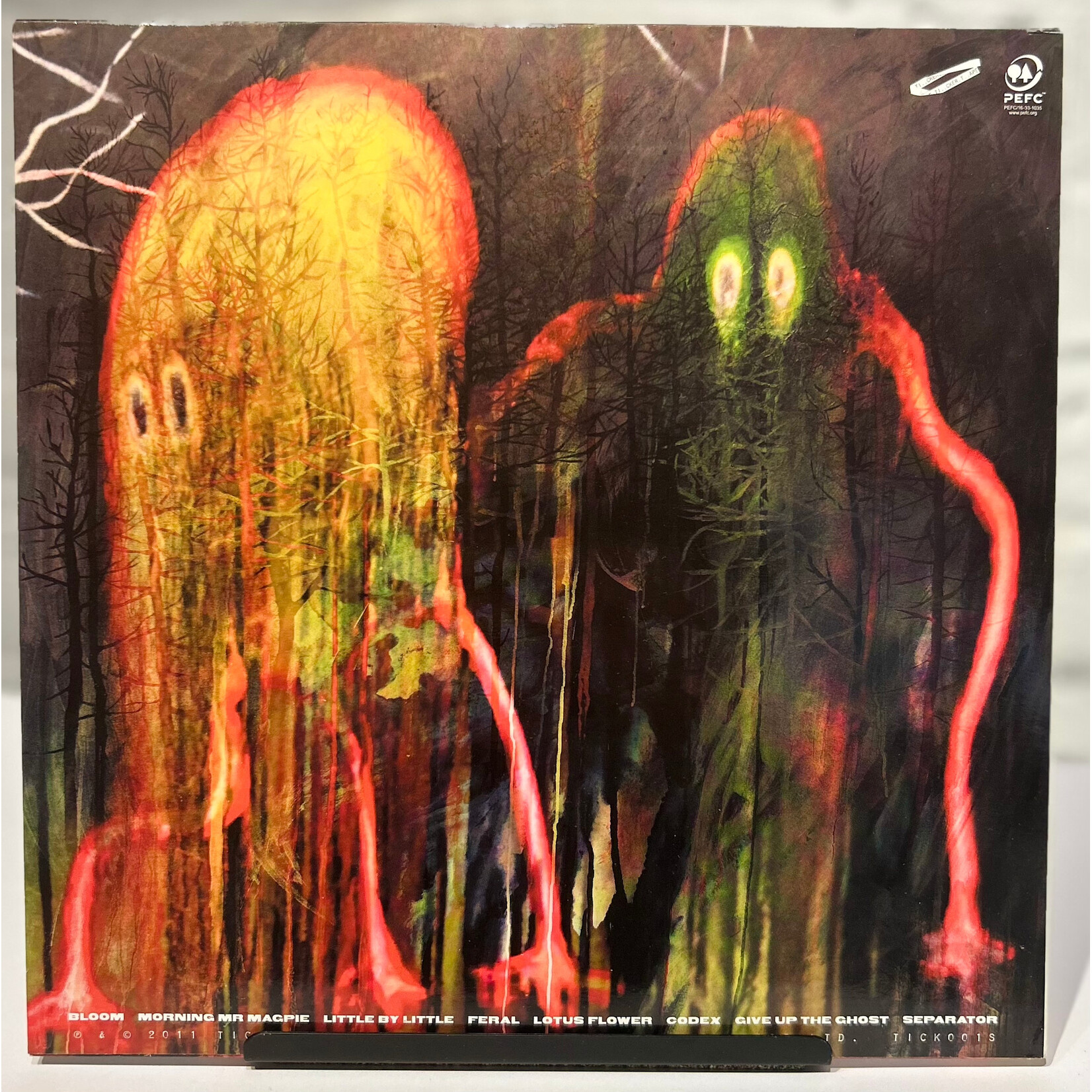 [Kollectible Vinyl] Radiohead: The King Of Limbs (2011, UK, Clear Wax, EX) [TICKER TAPE]