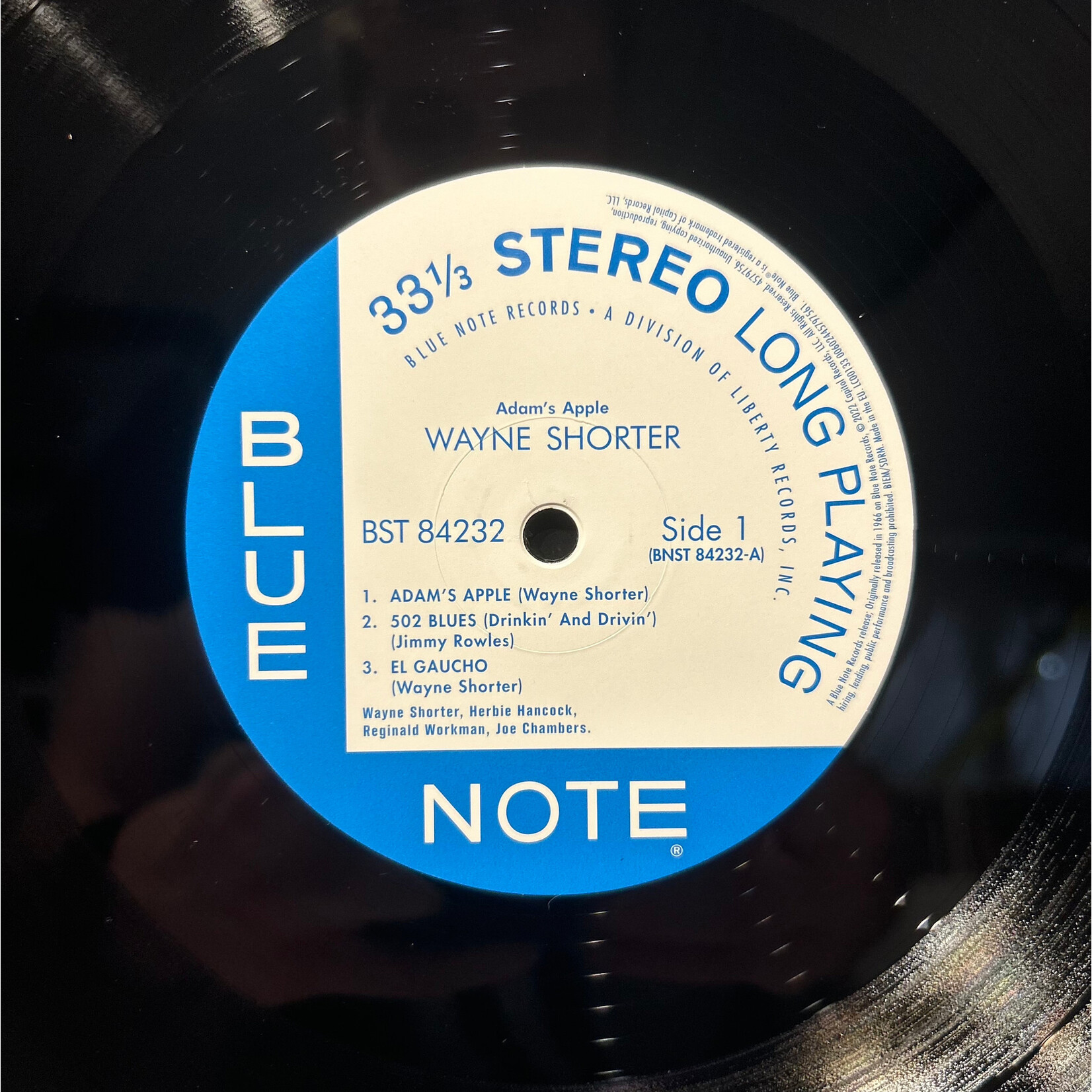 [Kollectible Vinyl] Shorter, Wayne: Adam's Apple (2019, USA, Ltd. Ed. Audiophile, EX) [BLUE NOTE]