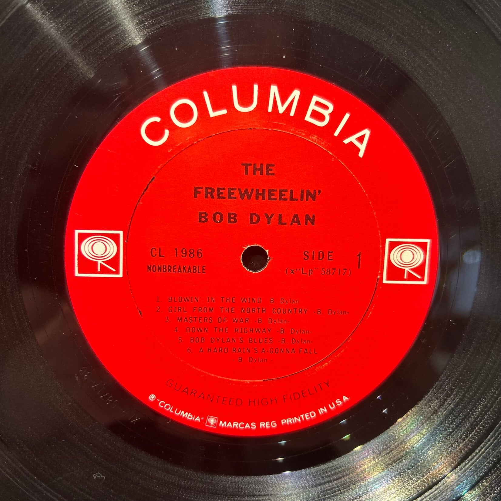 [Kollectible Vinyl] Dylan, Bob: The Freewheelin' Bob Dylan (1963, USA, w/Company Inner, VG+) [COLUMBIA]