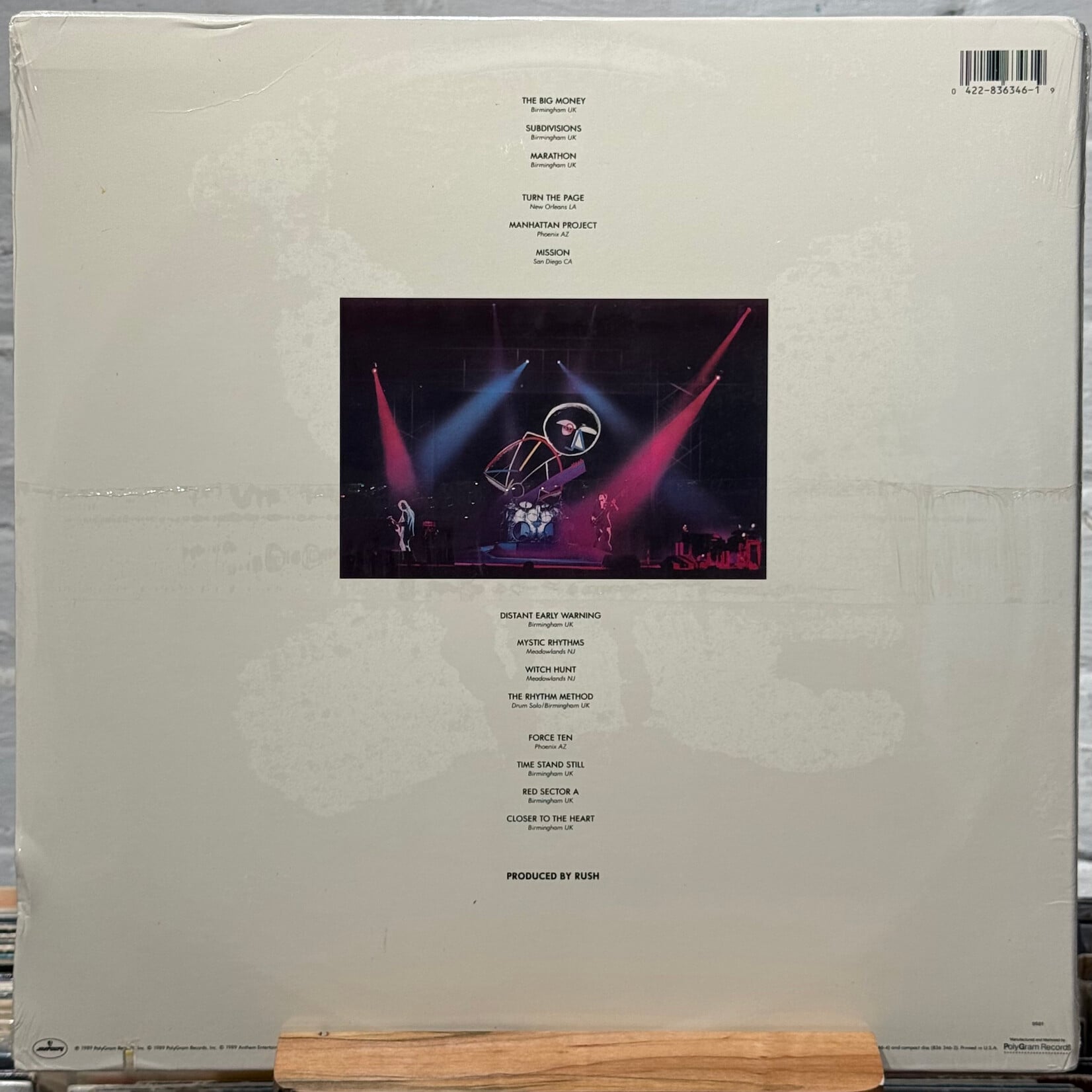 [Kollectible Vinyl] Rush: A Show Of Hands (1989, USA, Sealed Vintage) [MERCURY]
