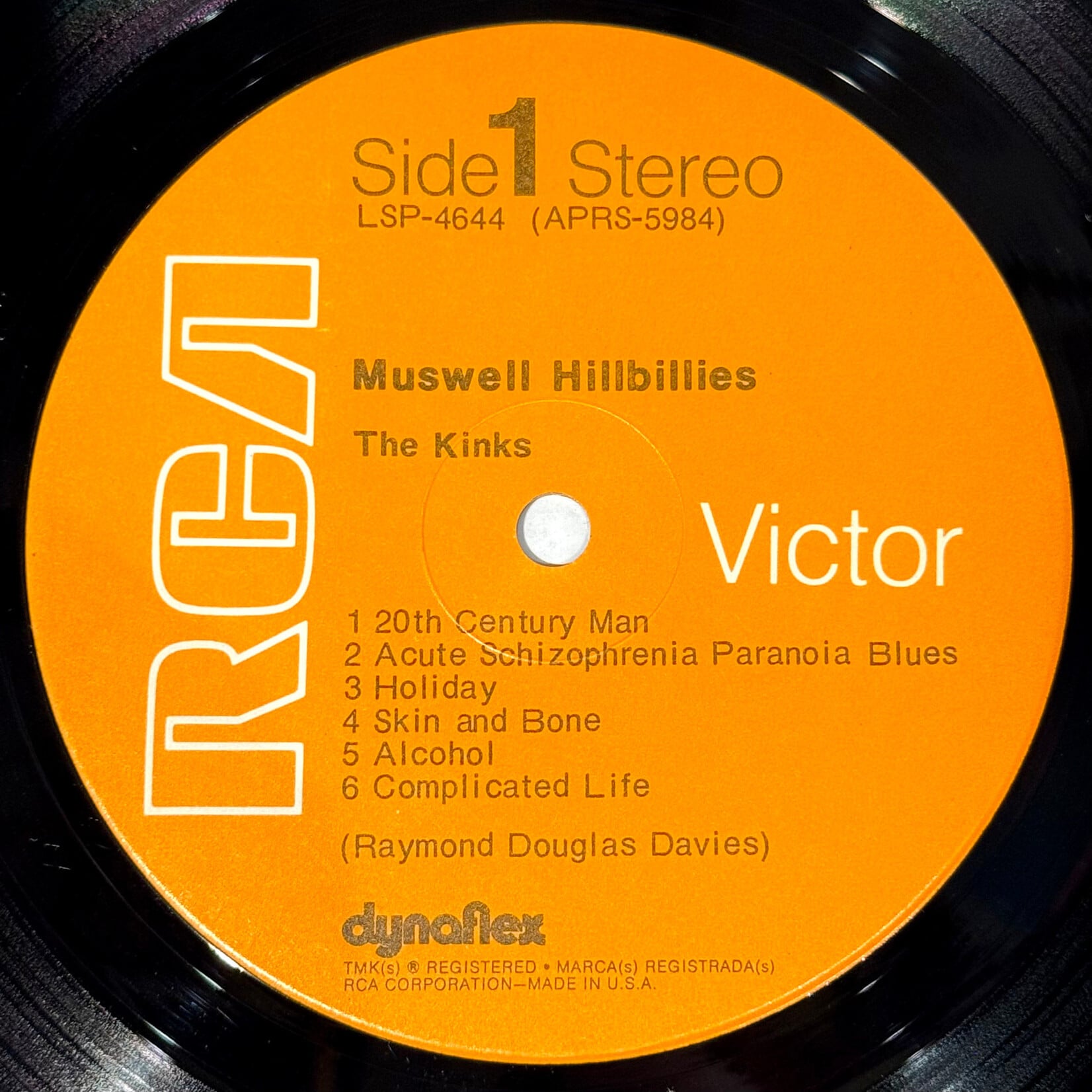 [Kollectible Vinyl] Kinks: Muswell Hillbillies (1971, USA, Mismatch - UK Sleeve, US Disc! Disc EX) [RCA]