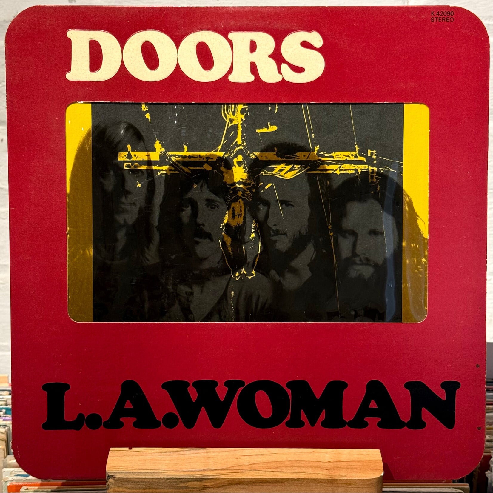 Doors: L.A. Woman (1971, UK, w/ Insert, Die-Cut Outer, Butterfly Label, VG+) [ELEKTRA]