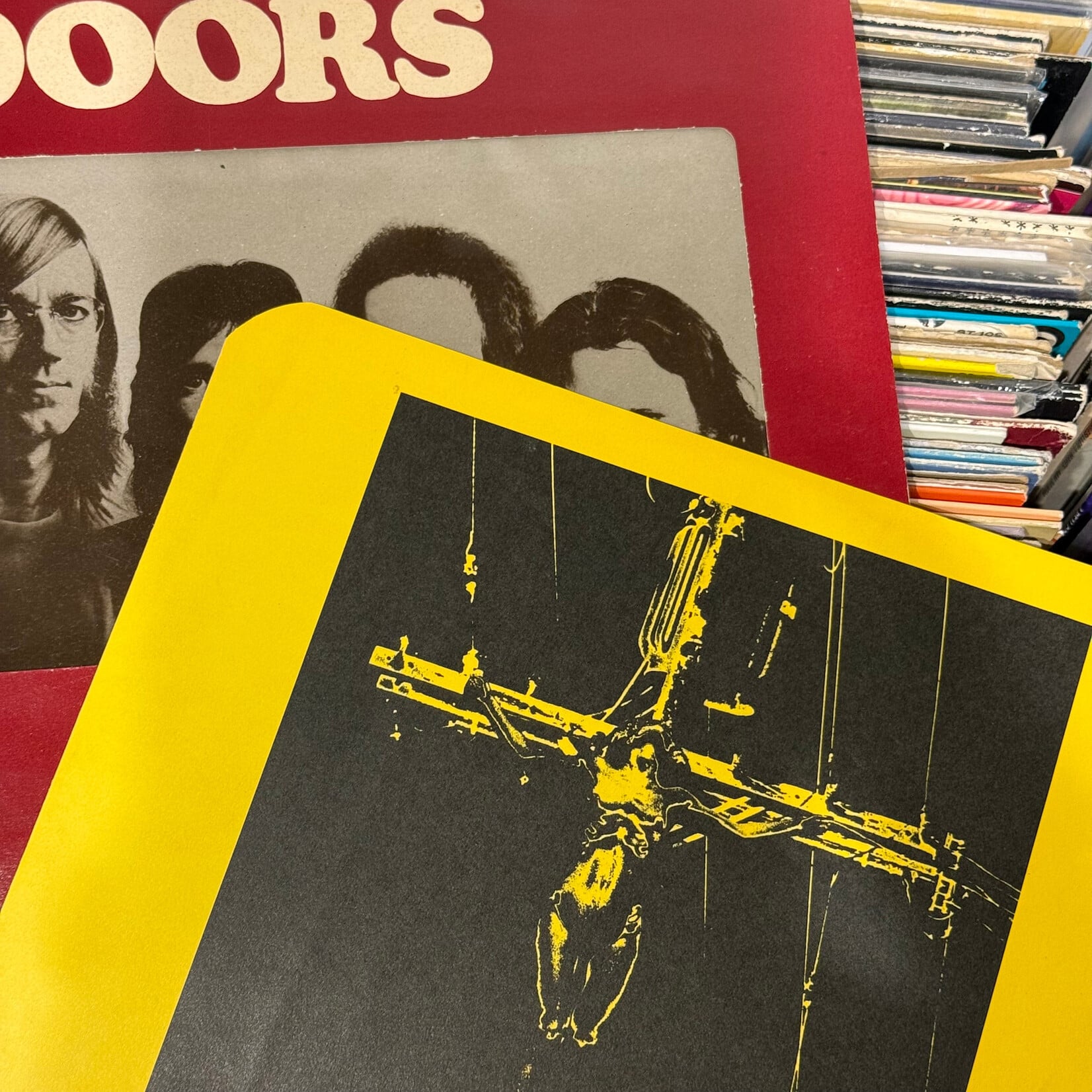 Doors: L.A. Woman (1971, UK, w/ Insert, Die-Cut Outer, Butterfly Label, VG+) [ELEKTRA]