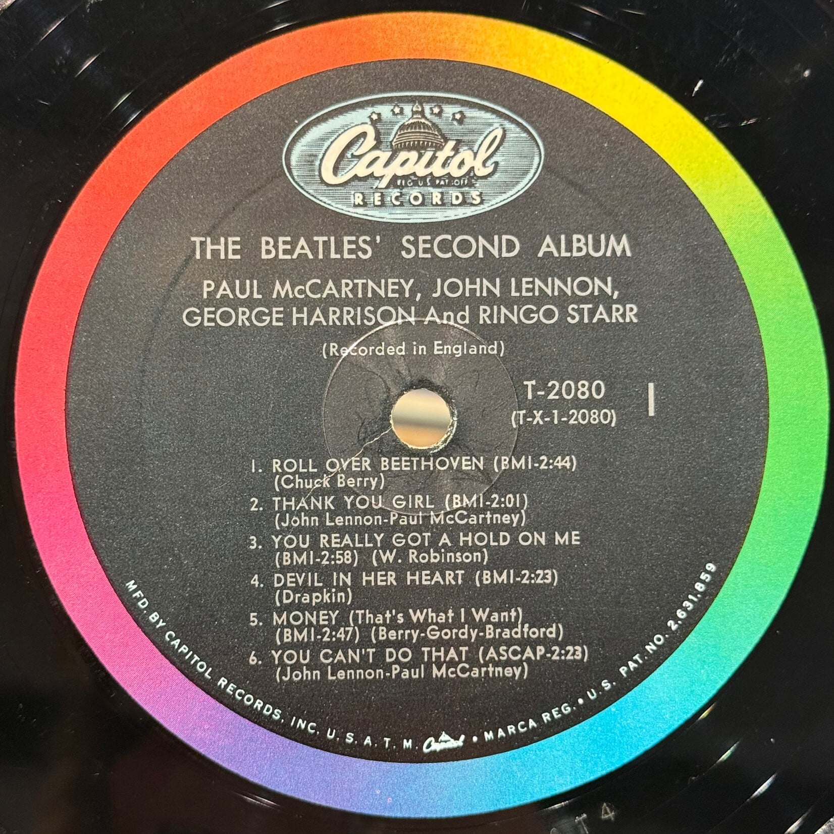 [Kollectible Vinyl] Beatles: The Beatles' Second Album (1964, USA, w/ Inner, Mono, Disc Ex) [CAPITOL]
