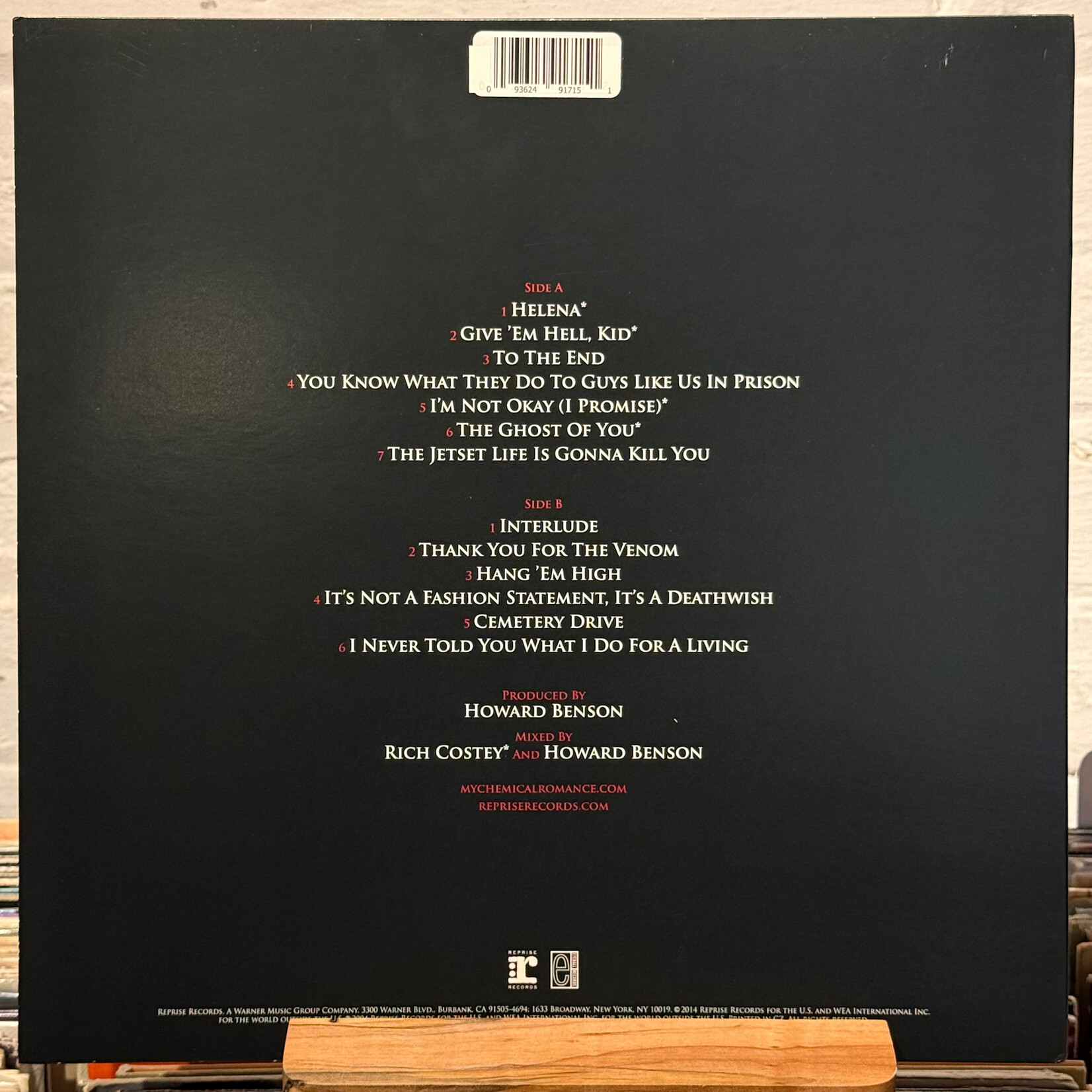 [Kollectible Vinyl] My Chemical Romance: Three Cheers for Sweet Revenge (2016, USA, Limited Edition Pink Wax, VG+) [REPRISE]