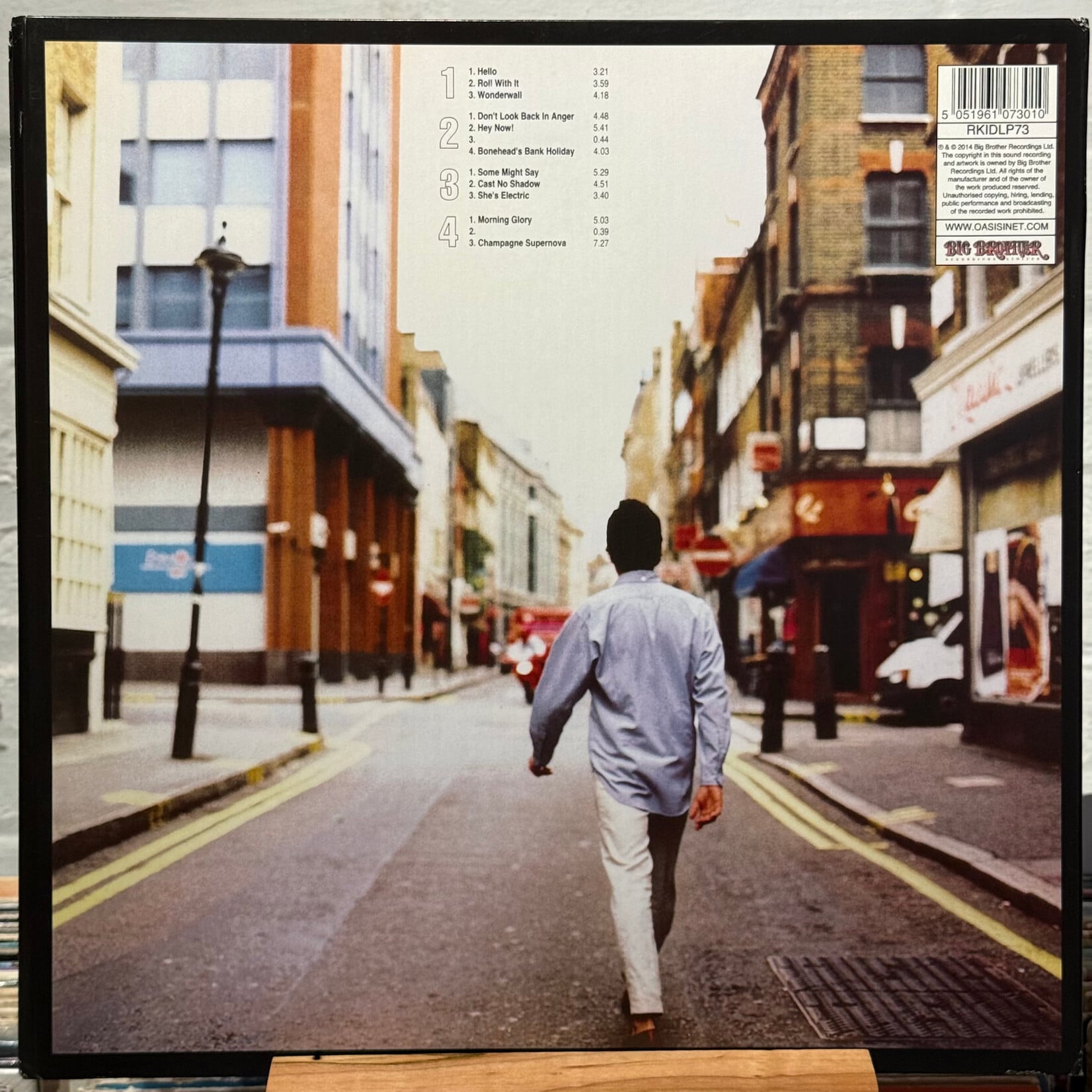 [Kollectible Vinyl] Oasis: (What's The Story) Morning Glory? (2018, USA, Limited Edition, White Vinyl, VG+) [BIG BROTHER]