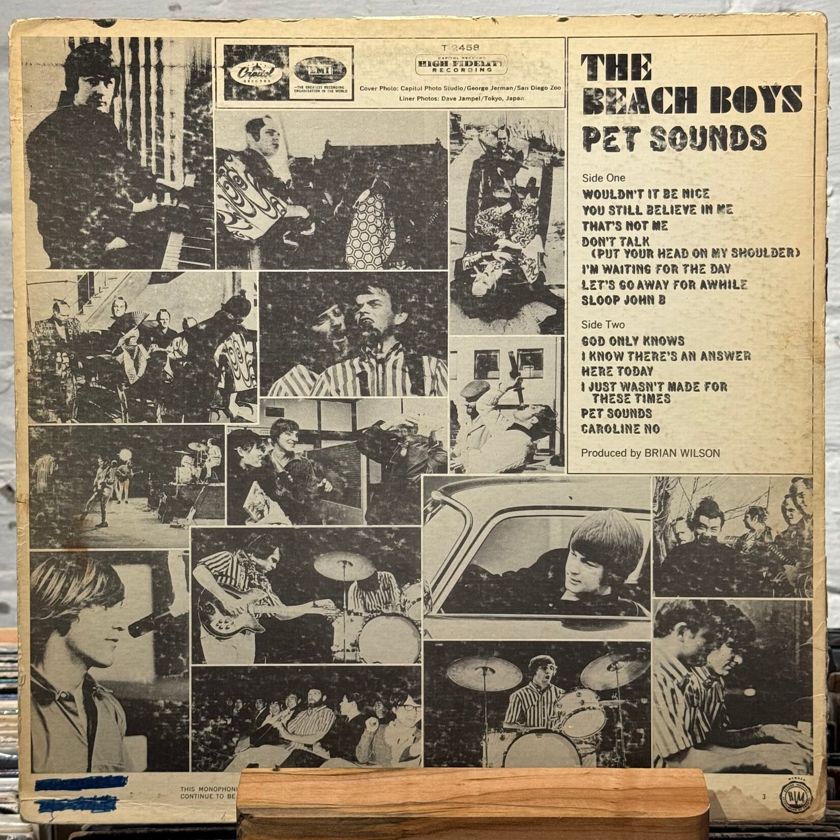 [Kollectible Vinyl] Beach Boys: Pet Sounds (1966, USA, Mono, G+) [CAPITOL]